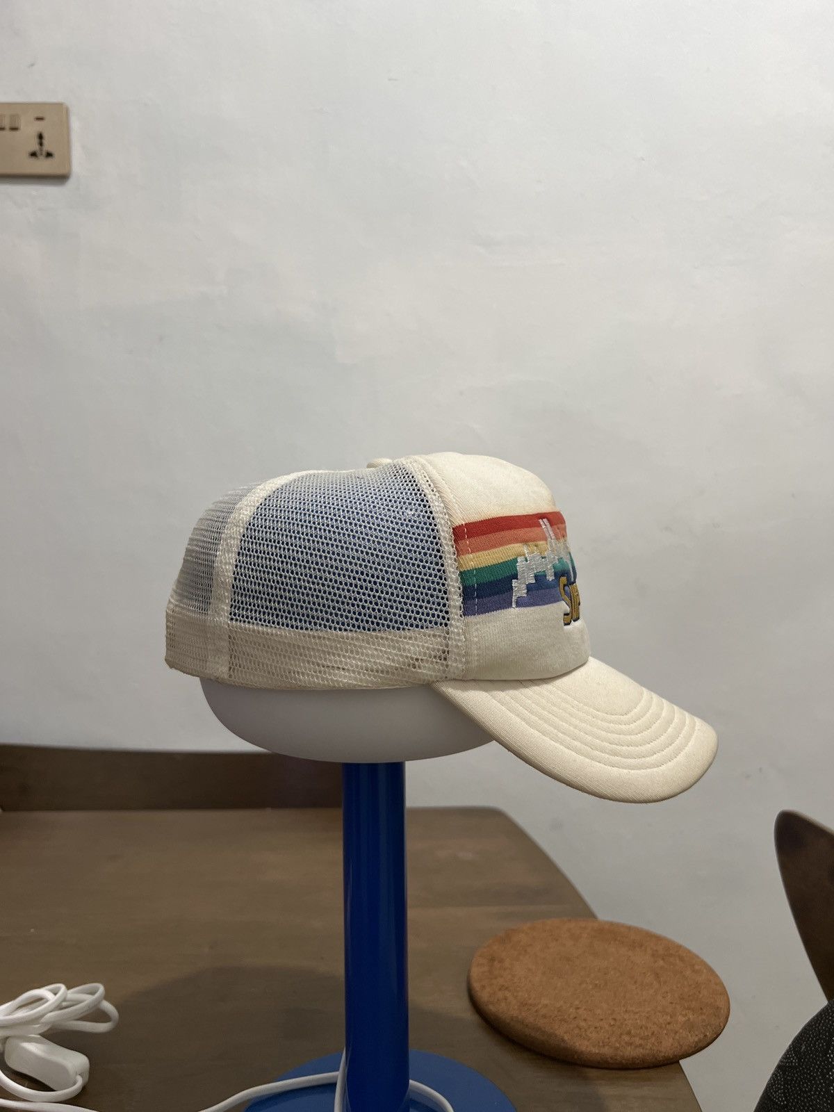 Supreme SS03 Supreme Denver Nuggets skyline trucker cap hat white Size ONE SIZE - 4 Thumbnail