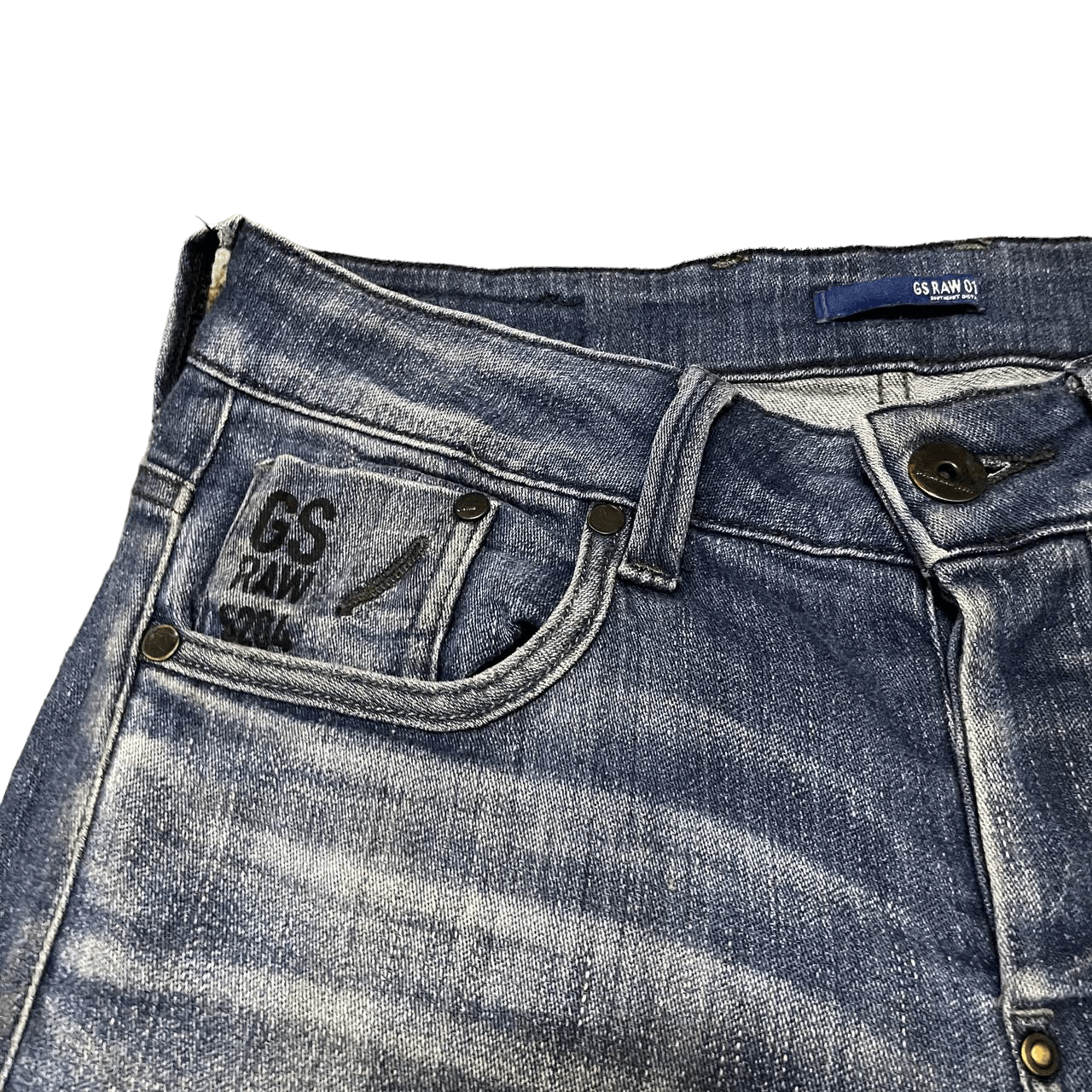 G-Star Vintage G Star Raw Denim Jeans Size US 30 / EU 46 - 4 Thumbnail