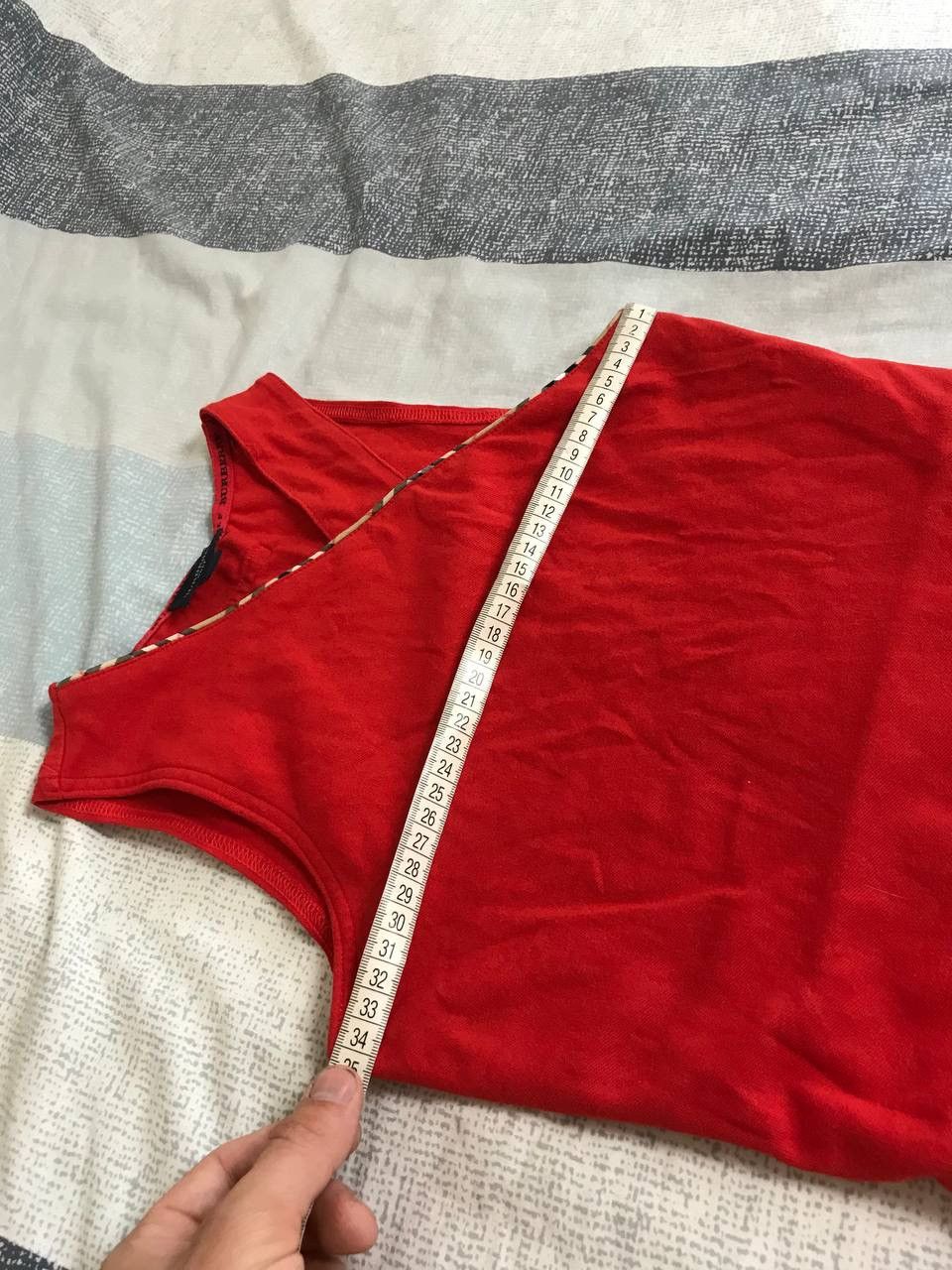 Burberry 🔥 Burberry Golf Vintage Tank Top Shirt Red Vintage Size XS / US 0-2 / IT 36-38 - 12 Thumbnail