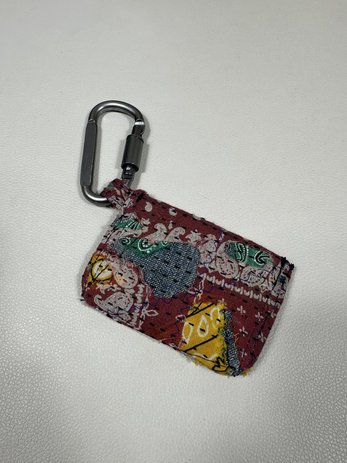 Other Custom Made Distressed Paisley Patchwork Card Holder Size ONE SIZE - 4 Thumbnail