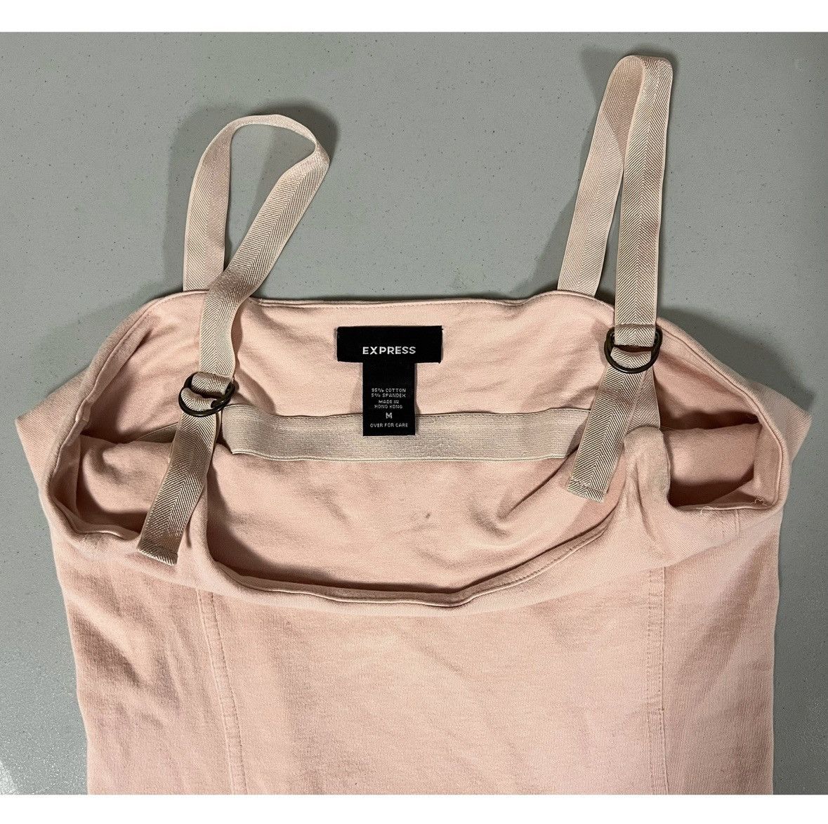 Express Express Pink Shelf-Bra Cami Camisole Tank Top Shirt Size M 🎀 Size M / US 6-8 / IT 42-44 - 5 Thumbnail