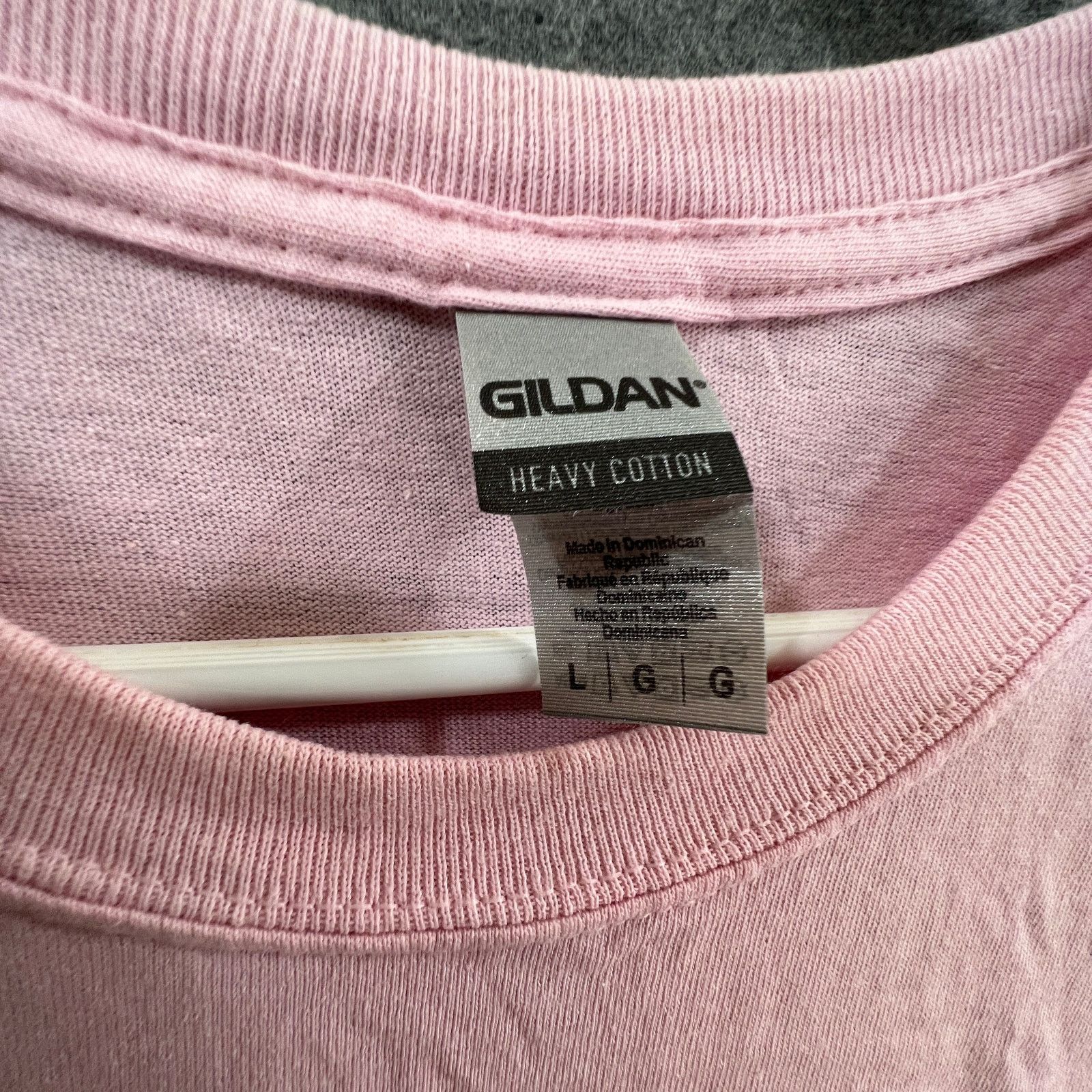 Gildan Gildan Shirt Women Large Pink Athletic Casual T Shirt Ladies Size L / US 10 / IT 46 - 3 Thumbnail