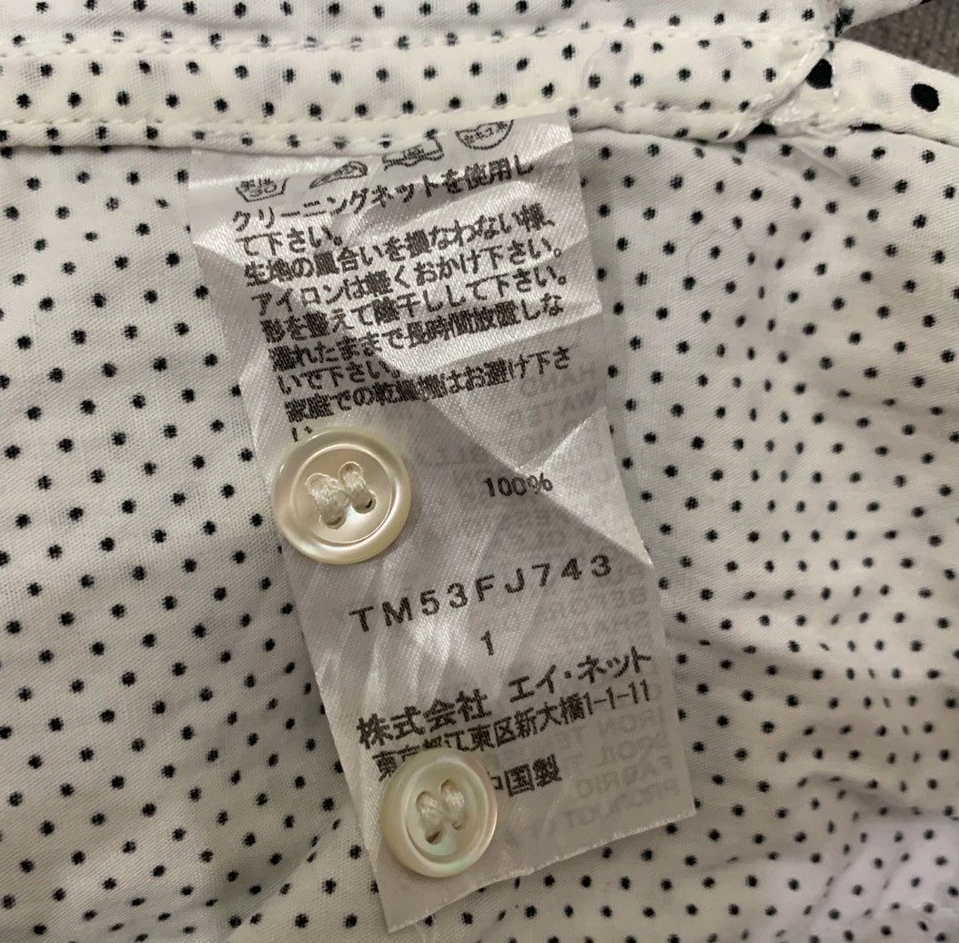 Issey Miyake TSUMORI CHISATO JAPAN POLKA DOT DESIGN COTTON SHIRT BUTTON Size US M / EU 48-50 / 2 - 10 Thumbnail