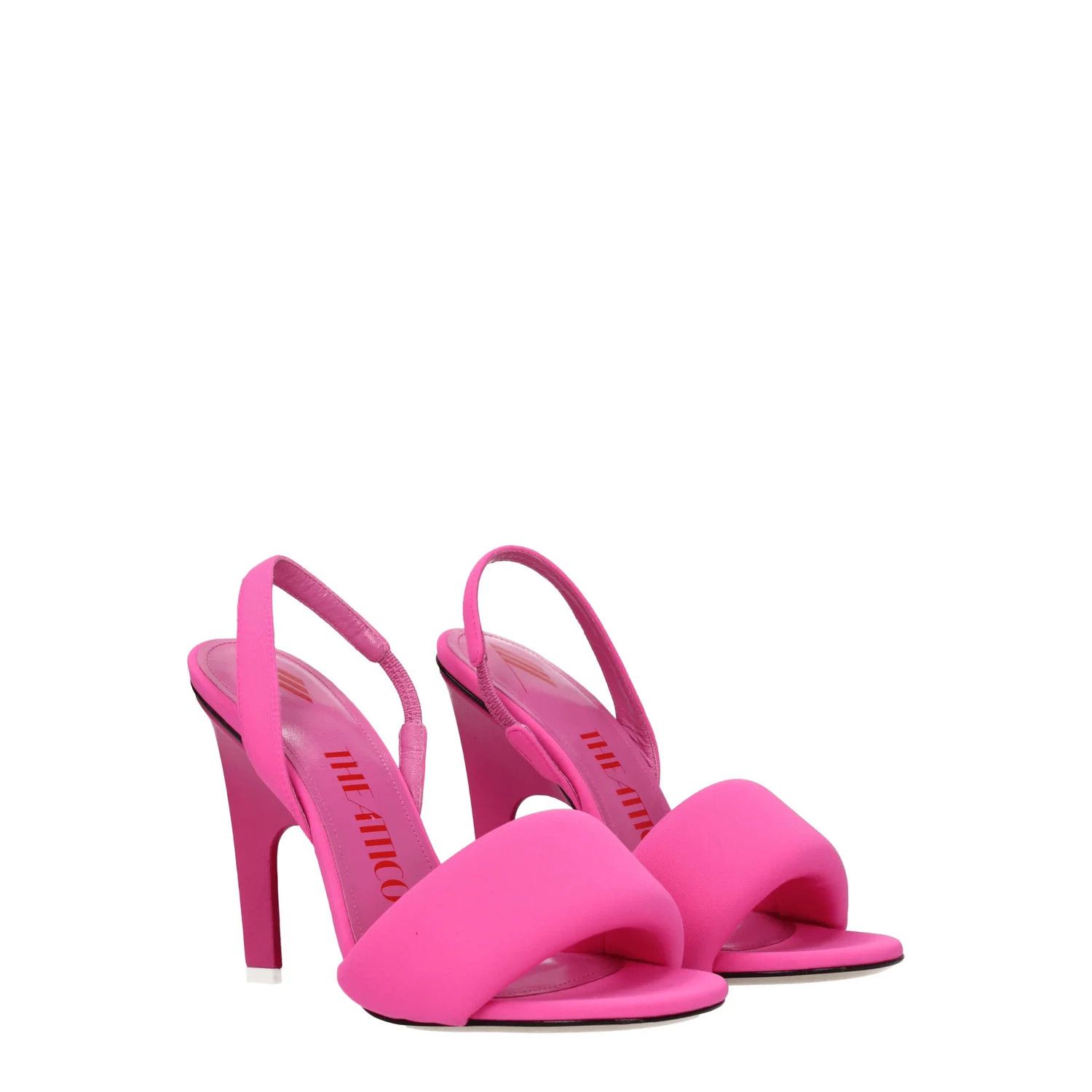 The Attico ob1o1e1224 Fabric Sandals in Pink Size US 10 / IT 40 - 2 Thumbnail