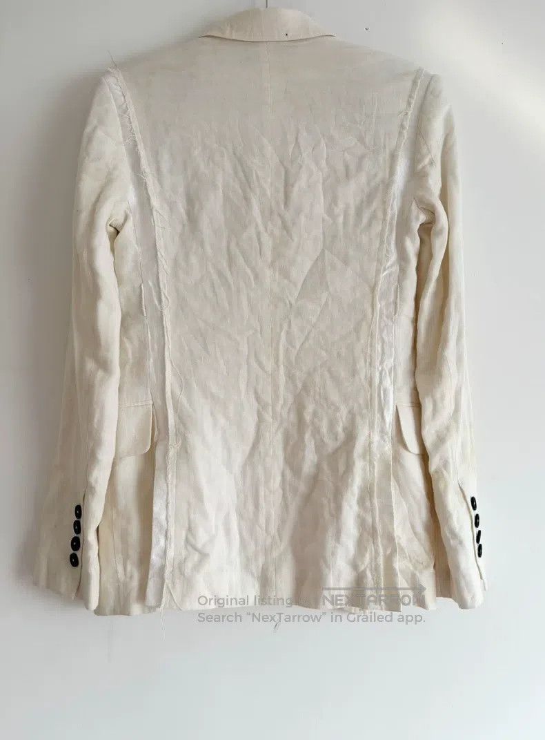 Ann Demeulemeester Ann Demeulemeester 34 white blazer Size S / US 4 / IT 40 - 2 Thumbnail