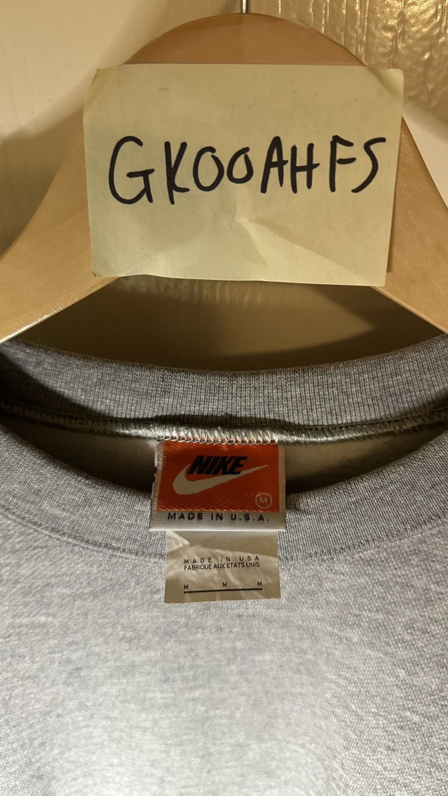 Nike Made In the USA Crew Sweatshirt CQ4004-063 Size US M / EU 48-50 / 2 - 4 Thumbnail