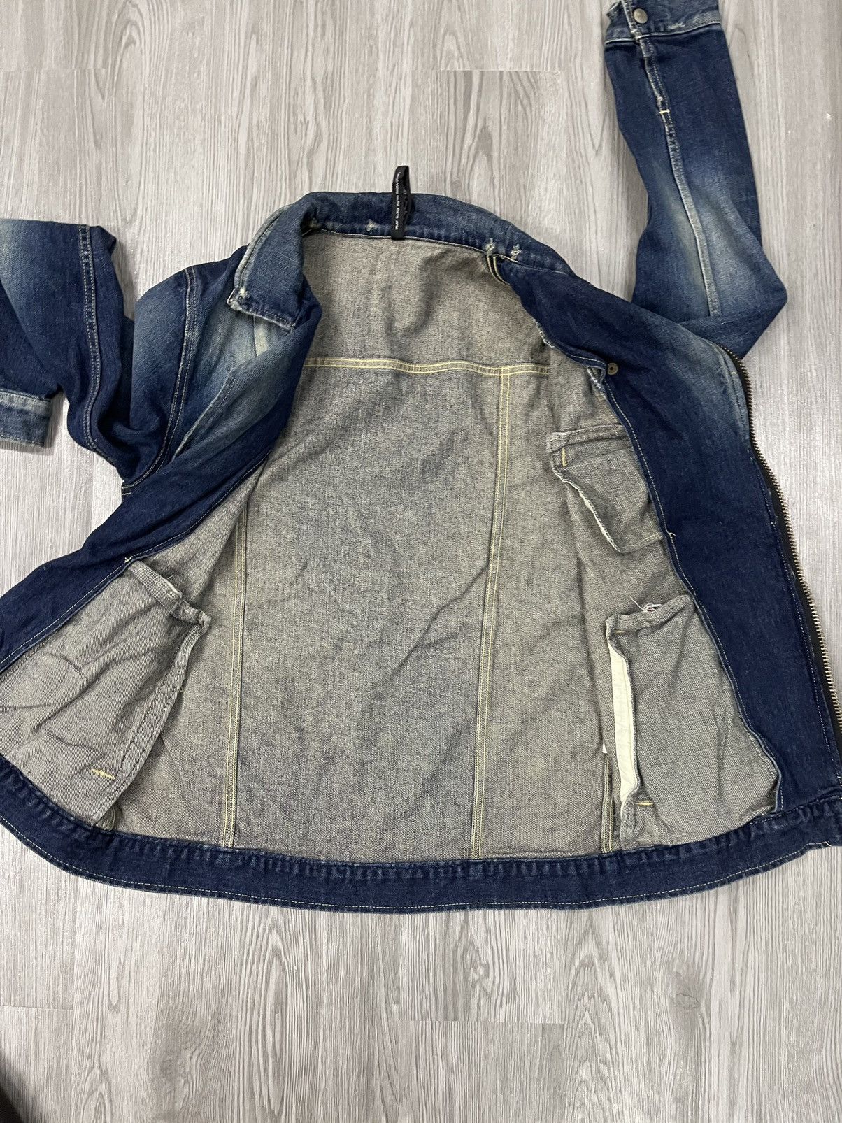 Japanese Brand Glamb japan double collar denim jacket Size US M / EU 48-50 / 2 - 5 Thumbnail