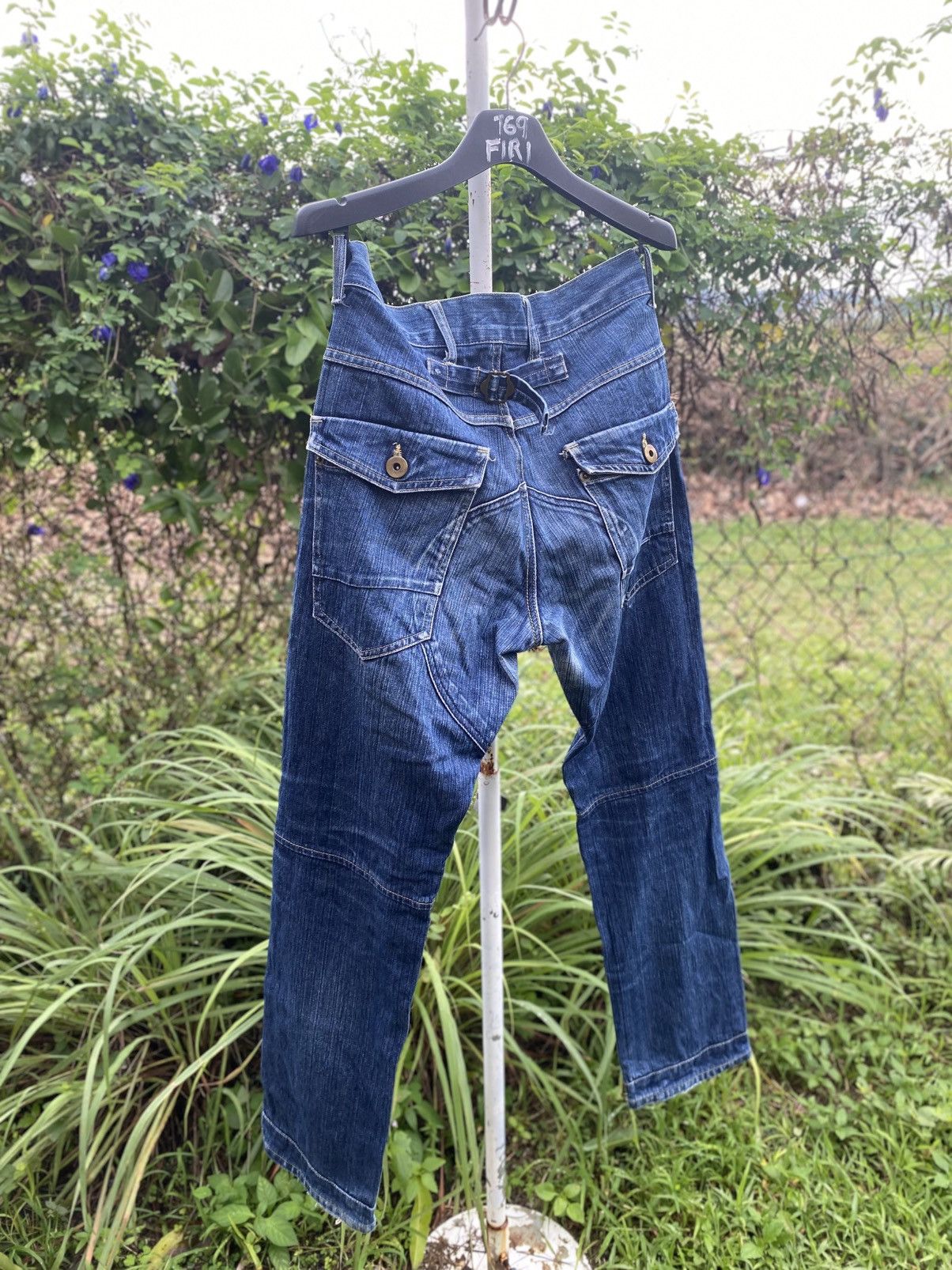 Japanese Brand Vintage Rubber Soul Jeans Size US 32 / EU 48 - 6 Thumbnail