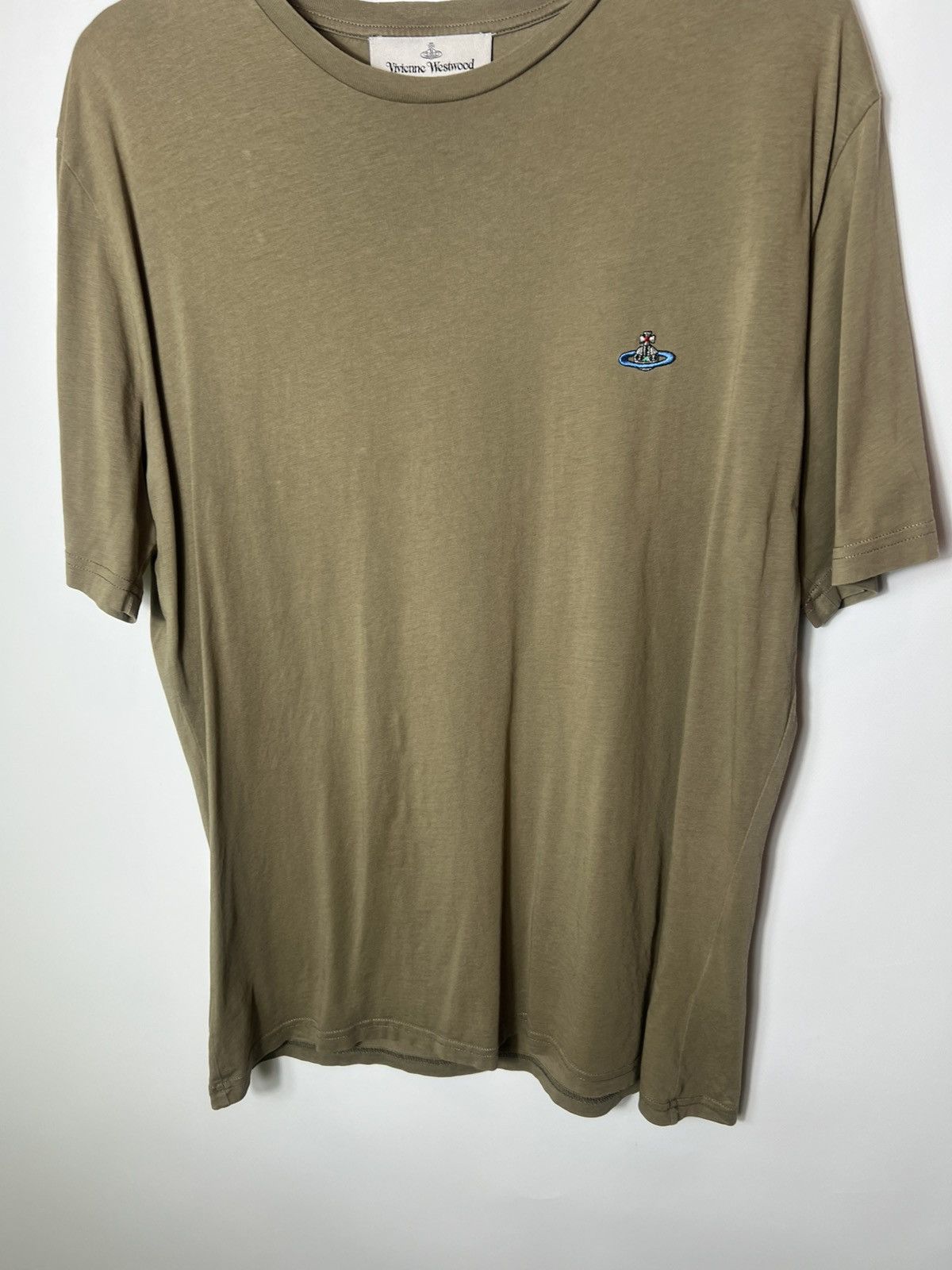 Vivienne Westwood Vintage streetwear y2k Vivienne Westwood Khaki T-shirt Size US XL / EU 56 / 4 - 3 Thumbnail