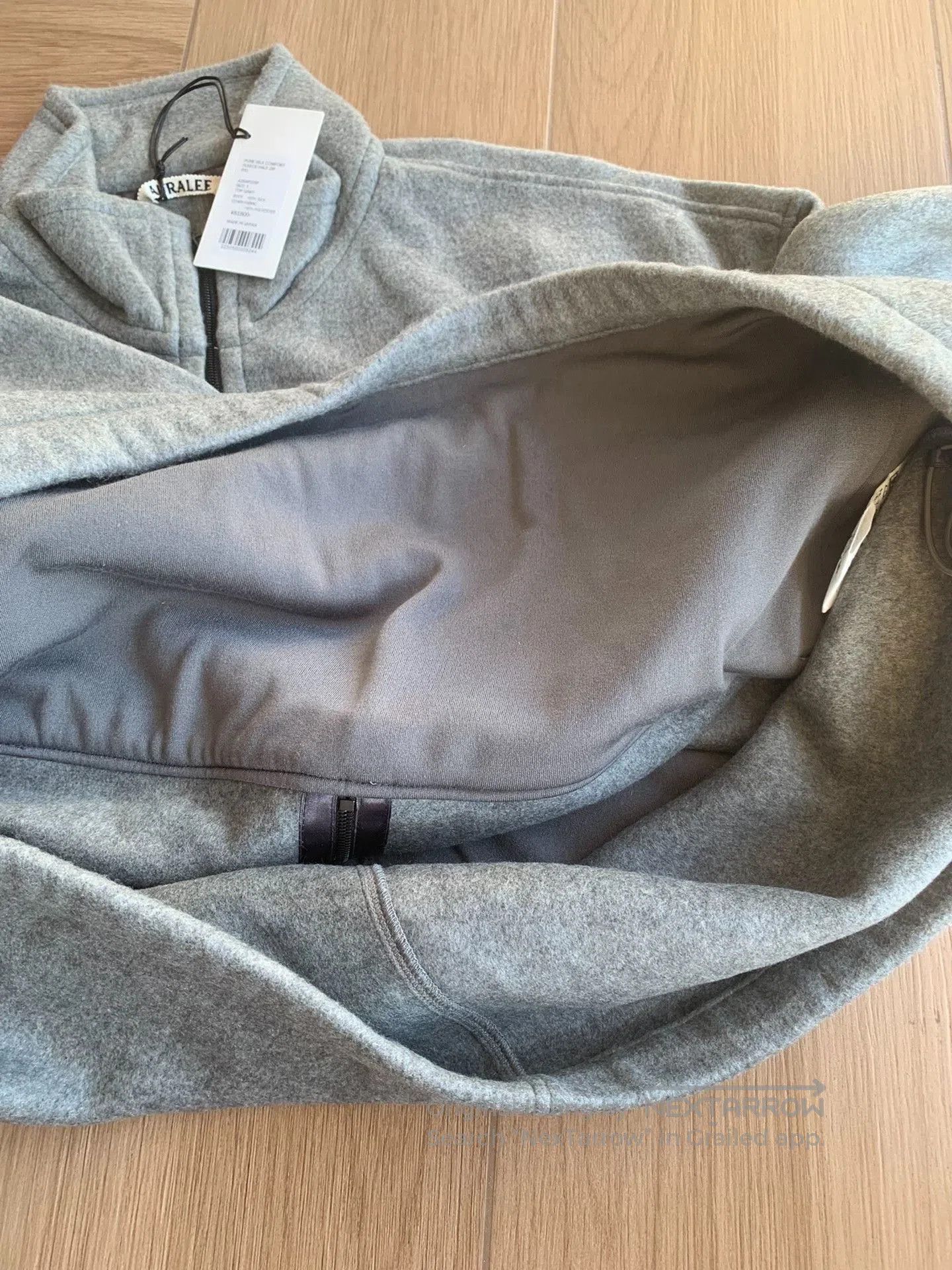 Auralee AURALEE 25AW Fleece Halfzip PO. Size US XXL / EU 58 / 5 - 7 Thumbnail