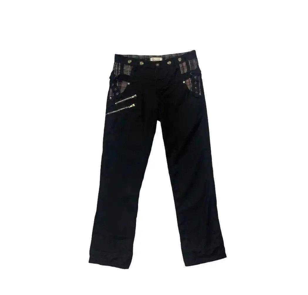 Japanese Brand 💥STEALS💥 DOUBLE WAIST TROUSERS PUNK JAPANESE VINTAGE PANTS Size US 31 - 1 Thumbnail