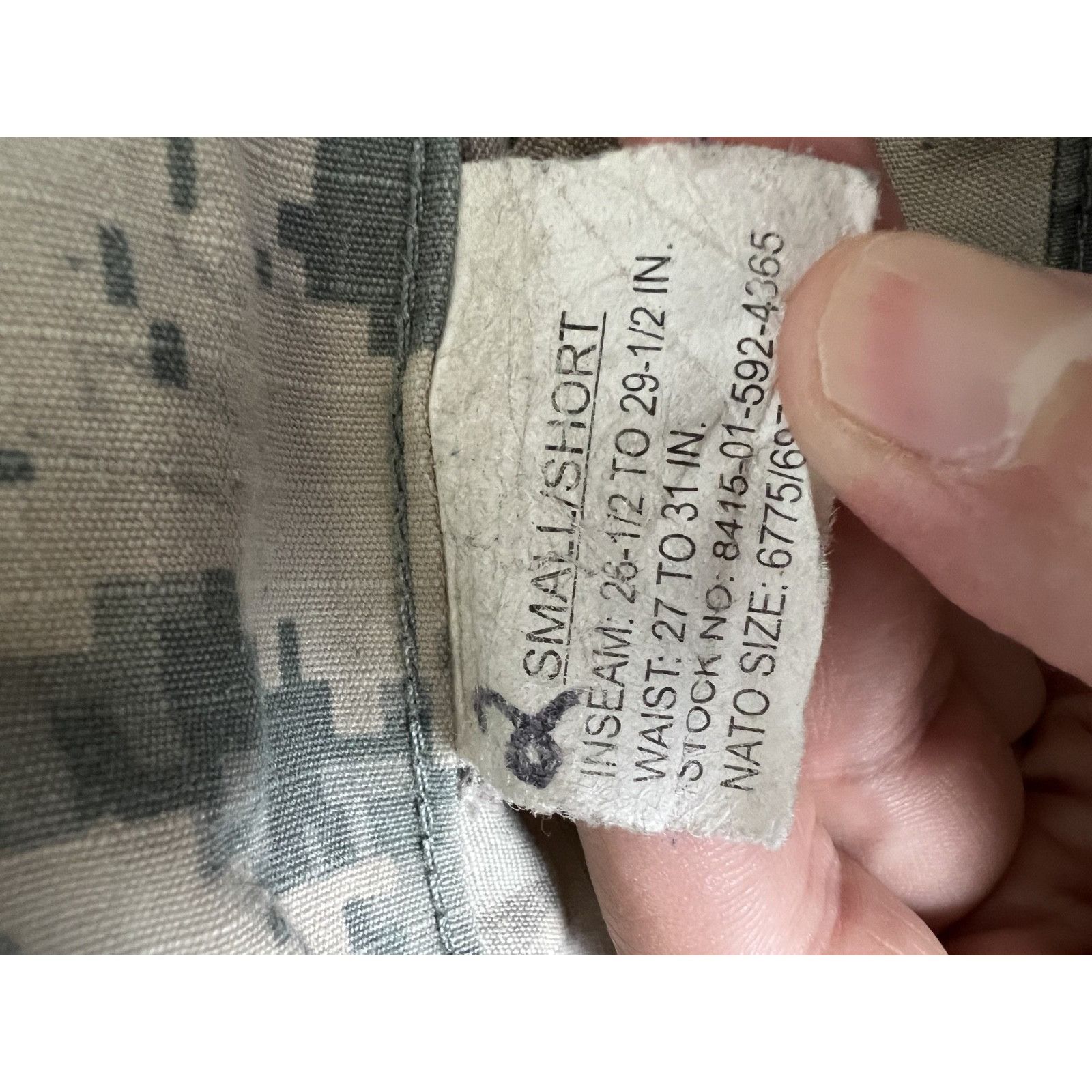 Other Army Combat Trouser Digi Camo Cargo Pants Size Small Short Size US 28 / EU 44 - 4 Thumbnail