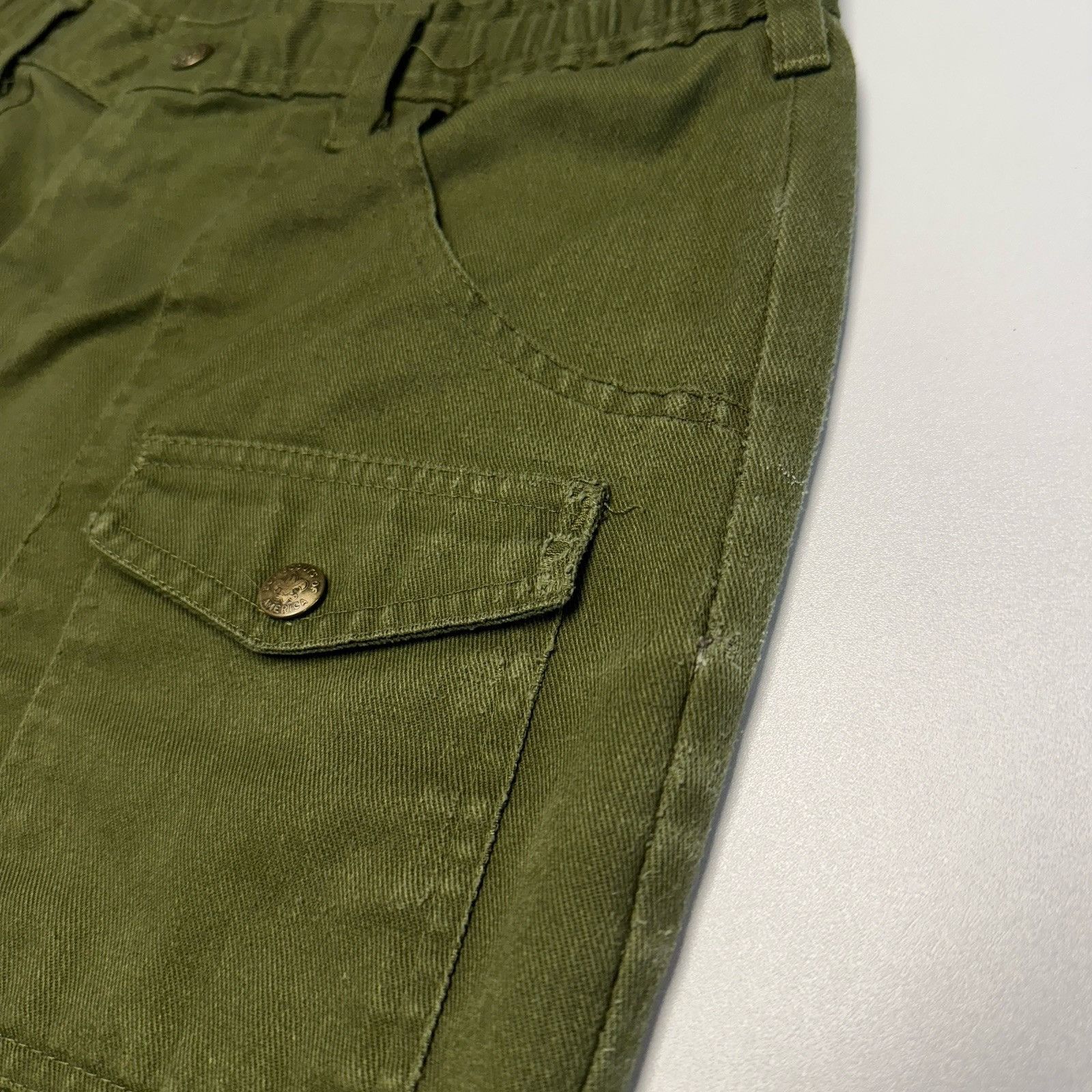 Vintage Vintage Boy Scouts of America Pants Mens 33x33 Green Officia Size US 33 - 5 Thumbnail