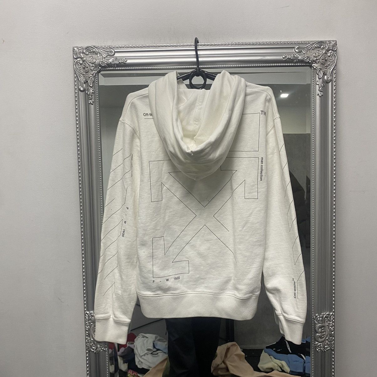 Off-White Off White hoodie Big Logo Cage Back Size US L / EU 52-54 / 3 - 1 Thumbnail