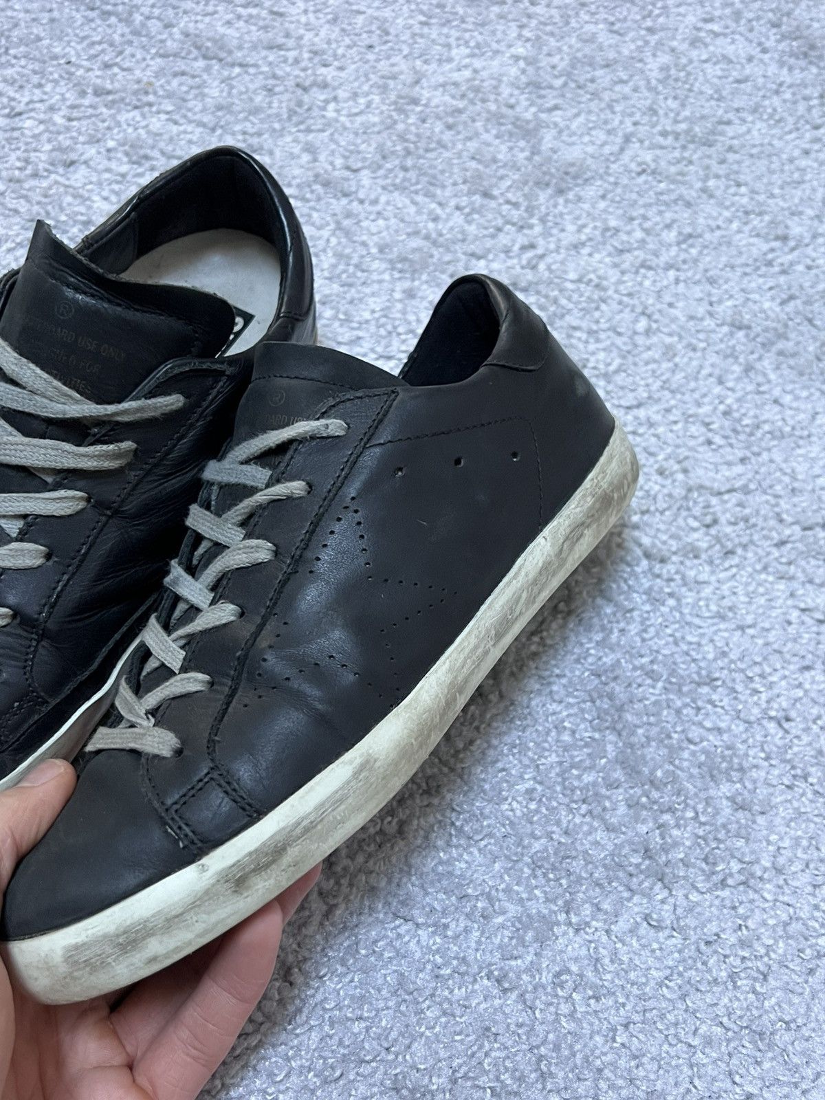 Golden Goose Golden Goose Superstar Black Size 37 Size US 6 / IT 36 - 5 Thumbnail