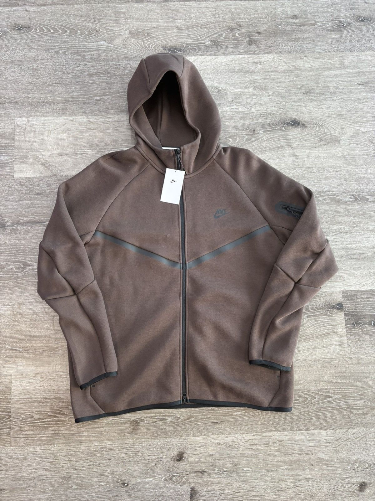 Nike Nike Sportswear “Tech Fleece” Full-Zip Hoodie(Baroque Brown) Size US XL / EU 56 / 4 - 1 Thumbnail