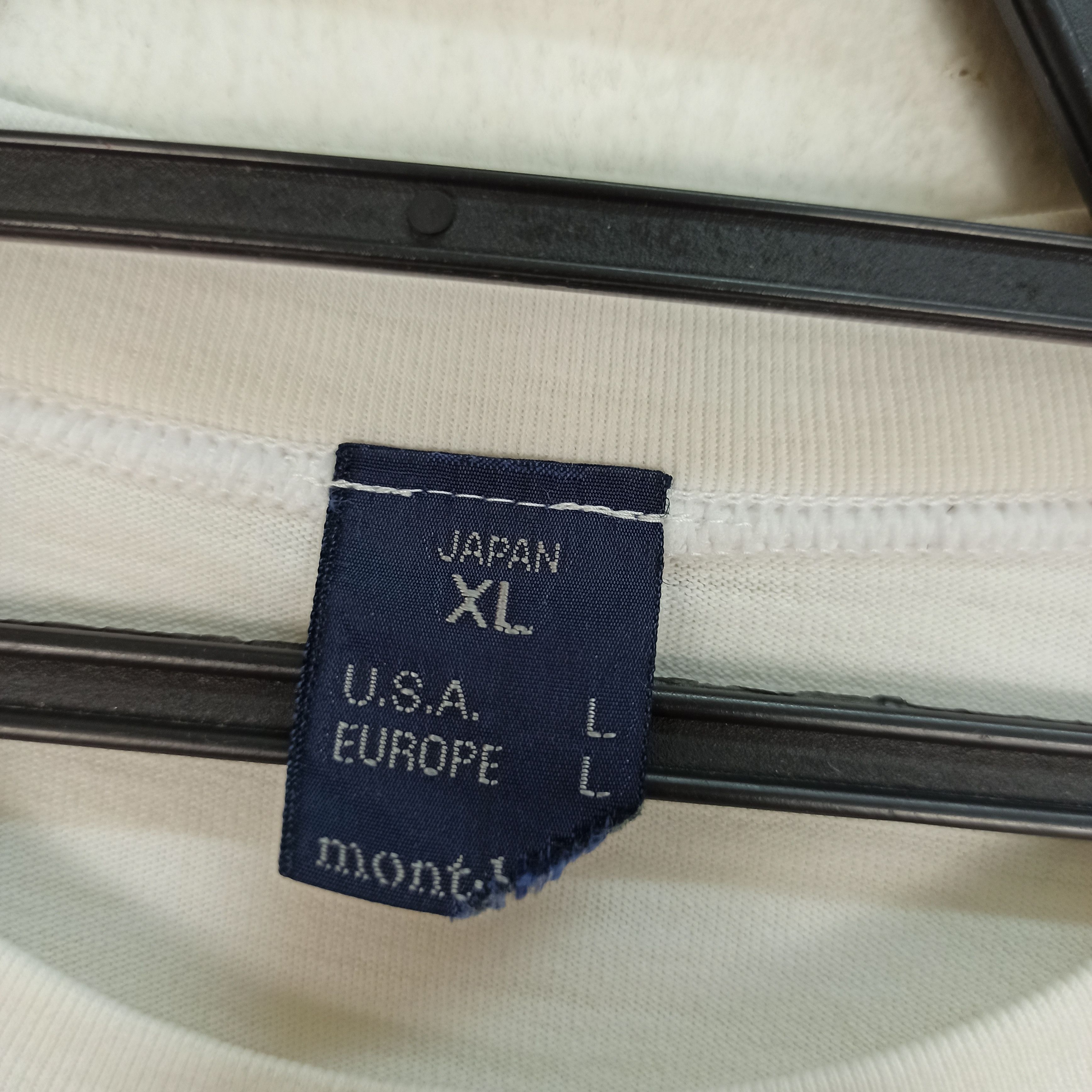 Montbell Rare Mont-Bell Tshirt Vintage Made in Japan Size US XL / EU 56 / 4 - 7 Thumbnail
