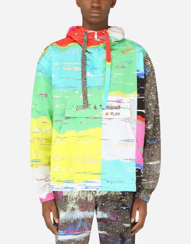 Dolce & Gabbana o1y0825 Hooded Jacket in Multicolor Size XS / US 0-2 / IT 36-38 - 4 Thumbnail
