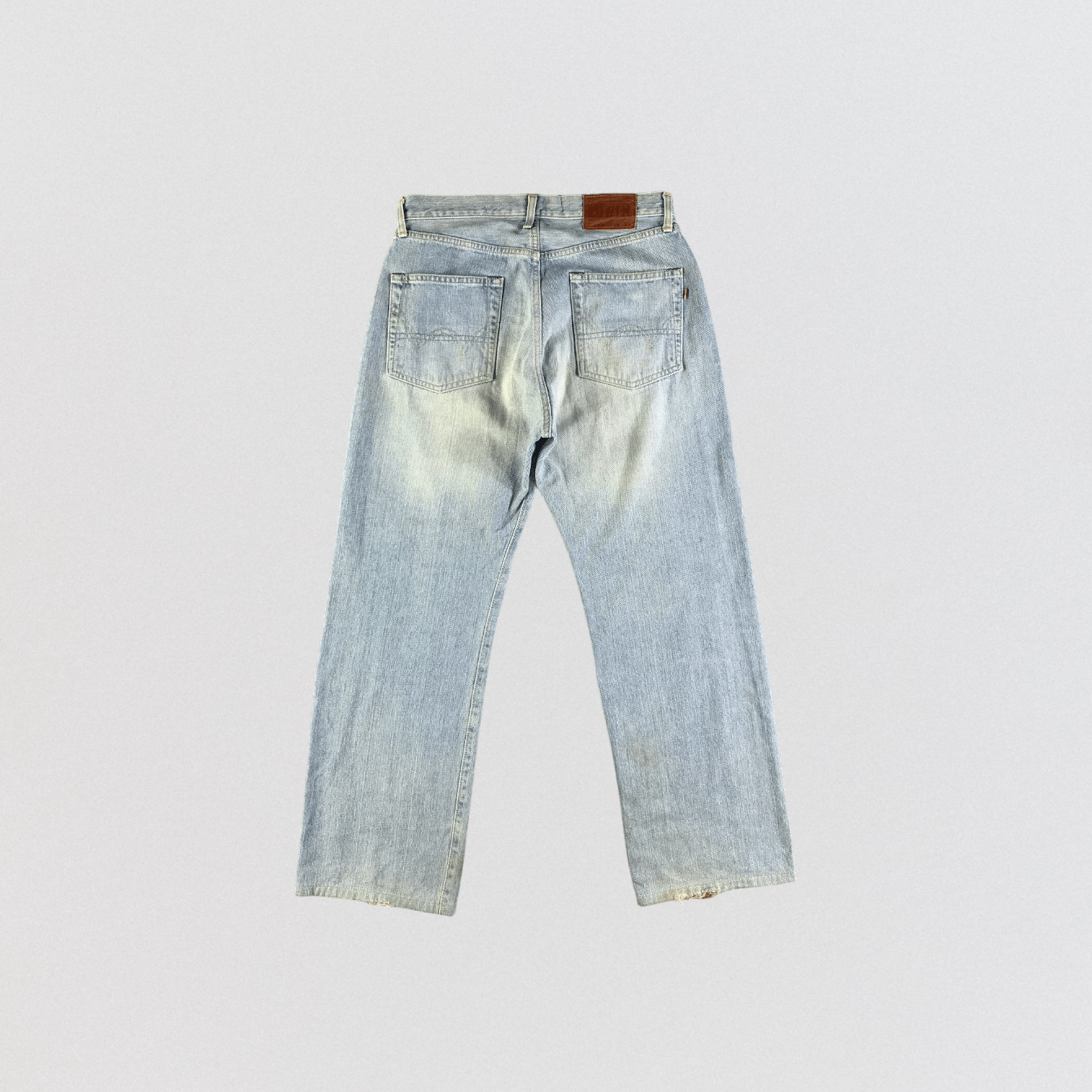 Edwin Vintage Light Wash Edwin 505 Selvedge Jeans-JM3687 Size US 33 - 2 Thumbnail