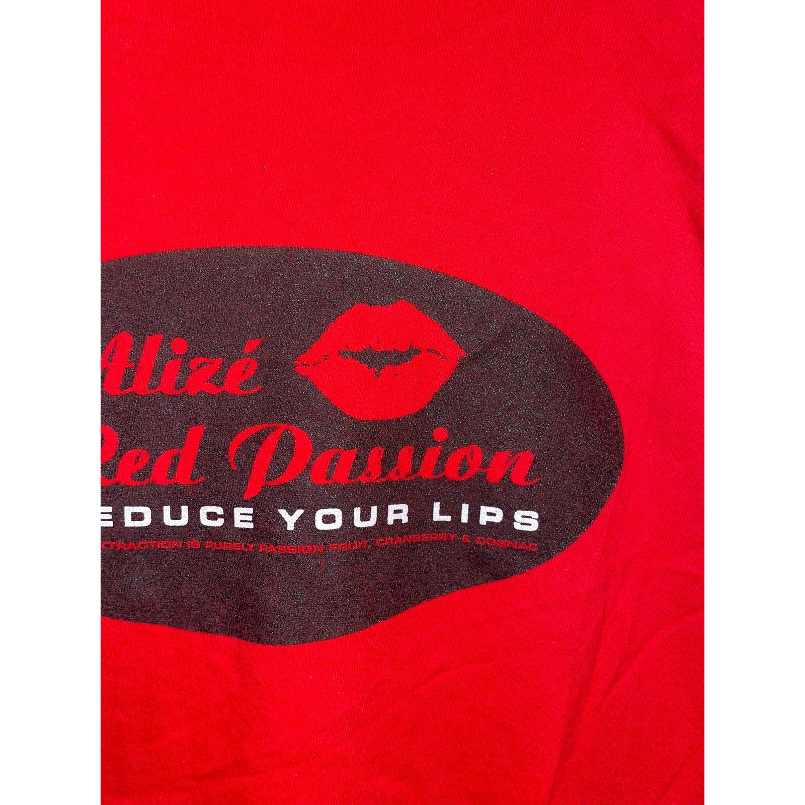 Vintage Vintage Red Passion Shirt Alize De France Drink Tee 90s XL Size US XL / EU 56 / 4 - 9 Thumbnail