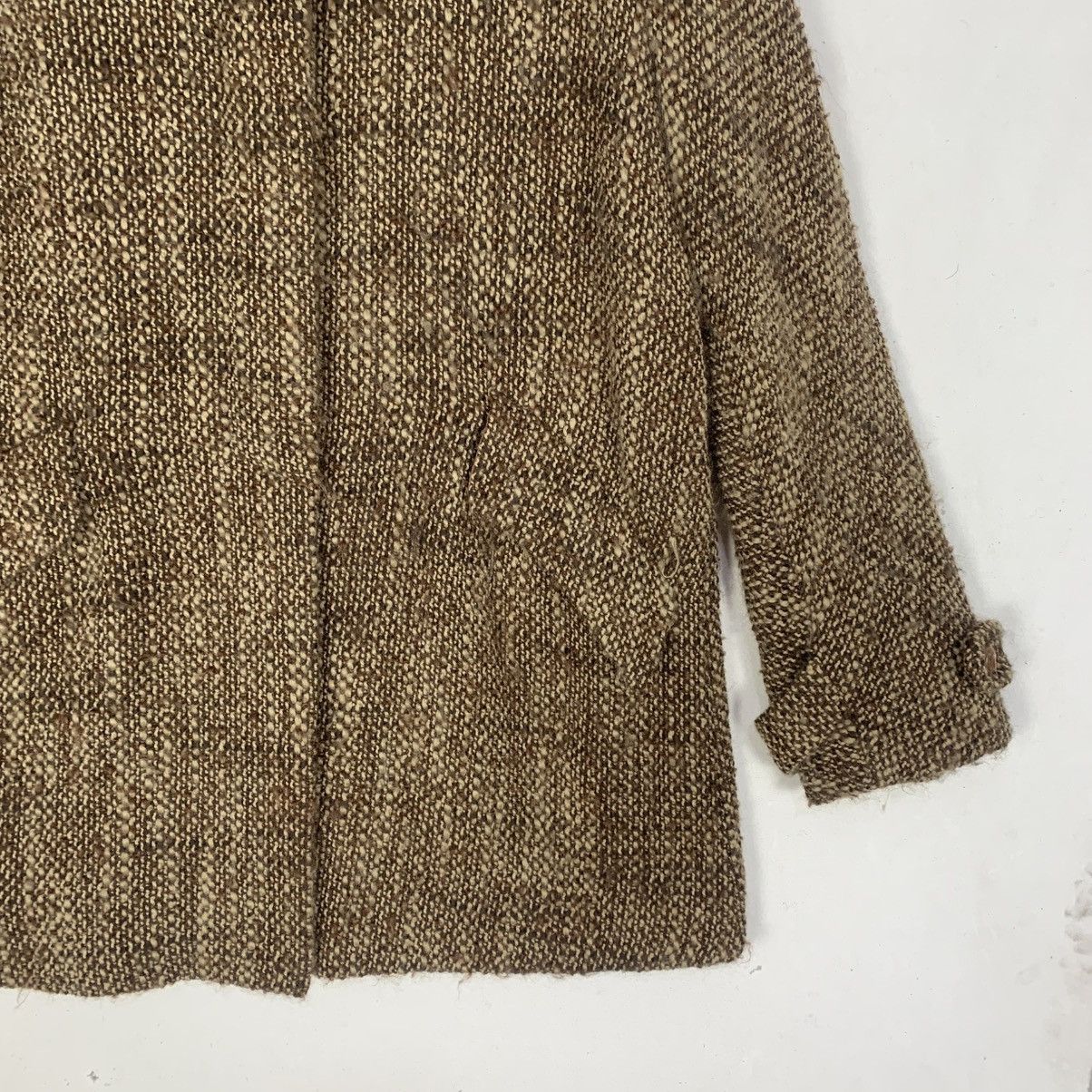 Fendi Fendi Italian Luxury vVintage Brown Tweed Wool Coat Fur Size L / US 10 / IT 46 - 4 Thumbnail