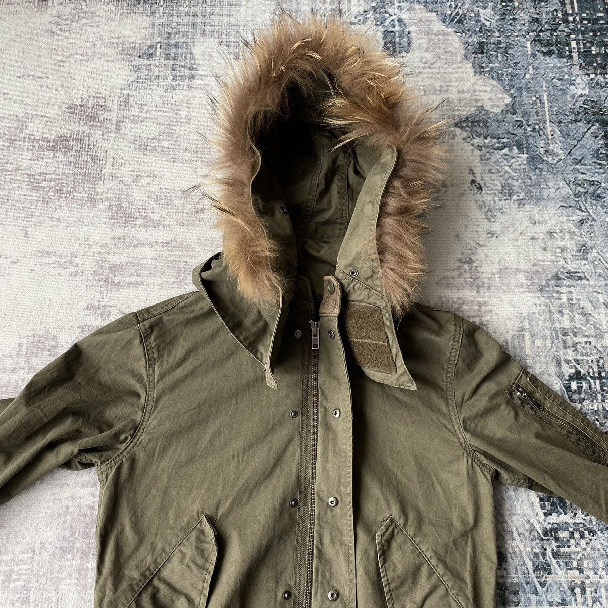 If Six Was Nine × Le Grande Bleu (L.G.B.) × Takeo Kikuchi Takeo Kikuchi Raccoon Fur Parka Jacket Size US M / EU 48-50 / 2 - 12 Thumbnail