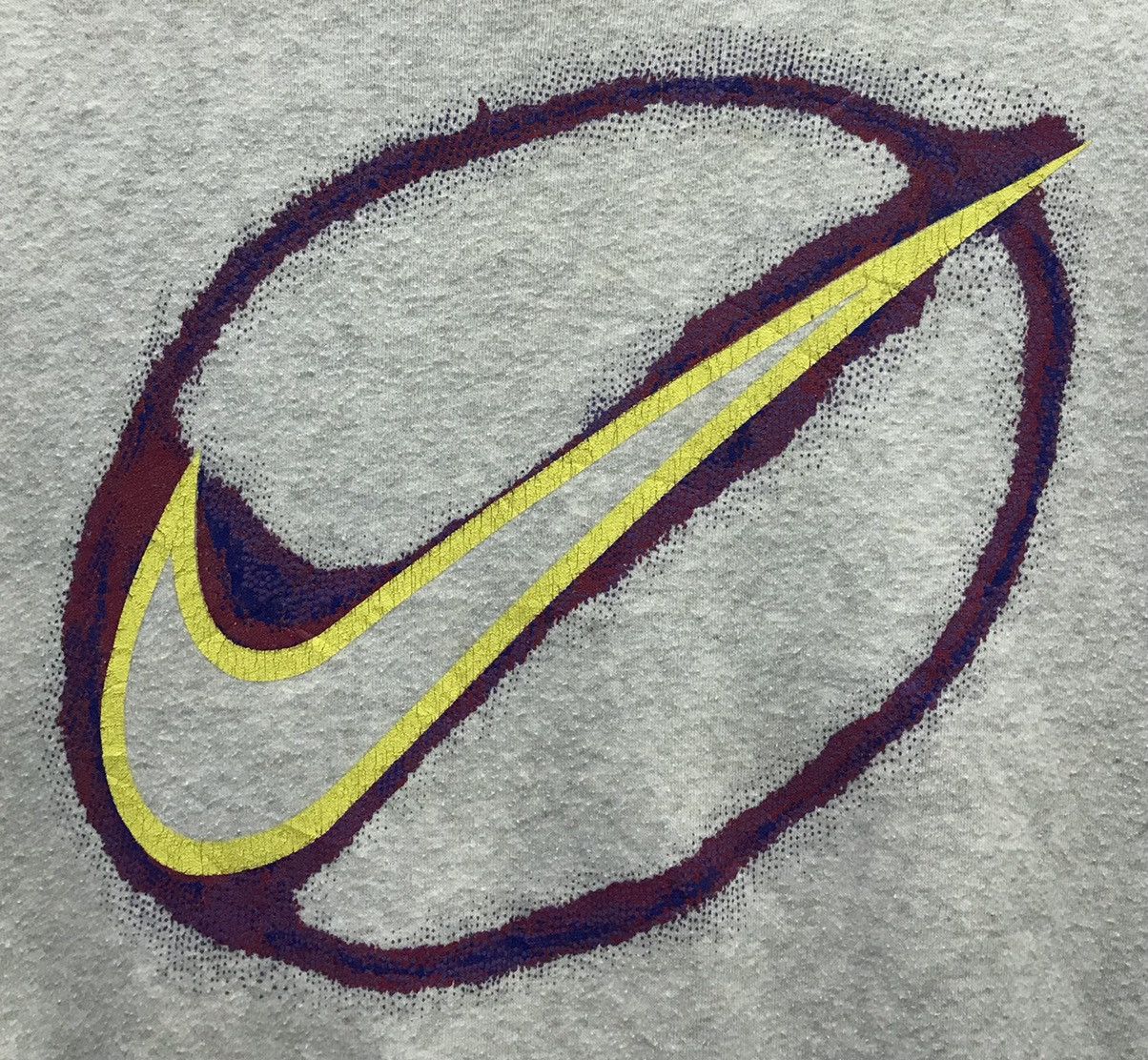 Nike × Vintage Vintage Nike Big Logo Sweatshirt Size US L / EU 52-54 / 3 - 3 Thumbnail
