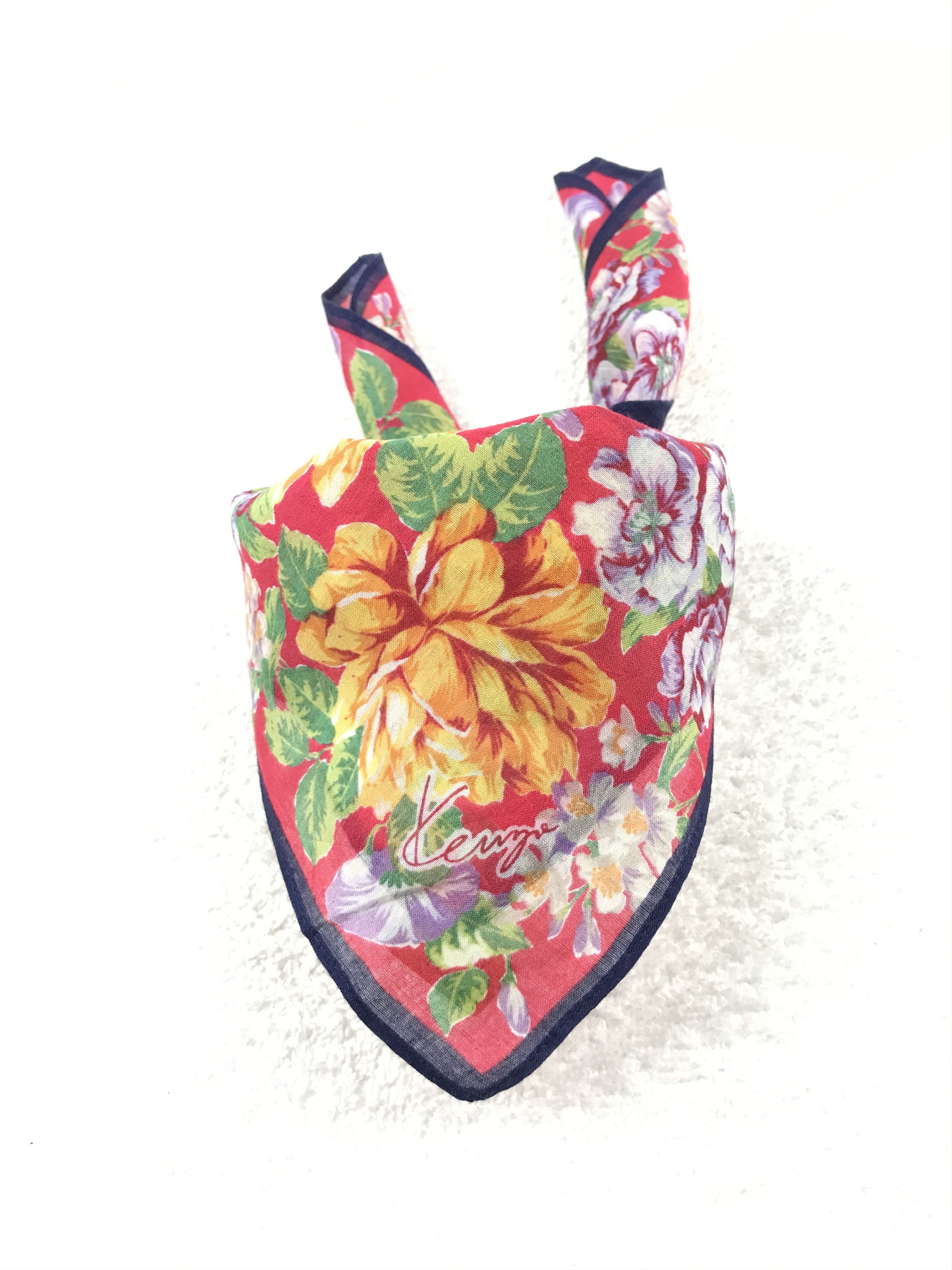Japanese Brand × Kenzo × Vintage Vintage Kenzo Bandana Neckerchief Handkerchief Size ONE SIZE - 3 Thumbnail