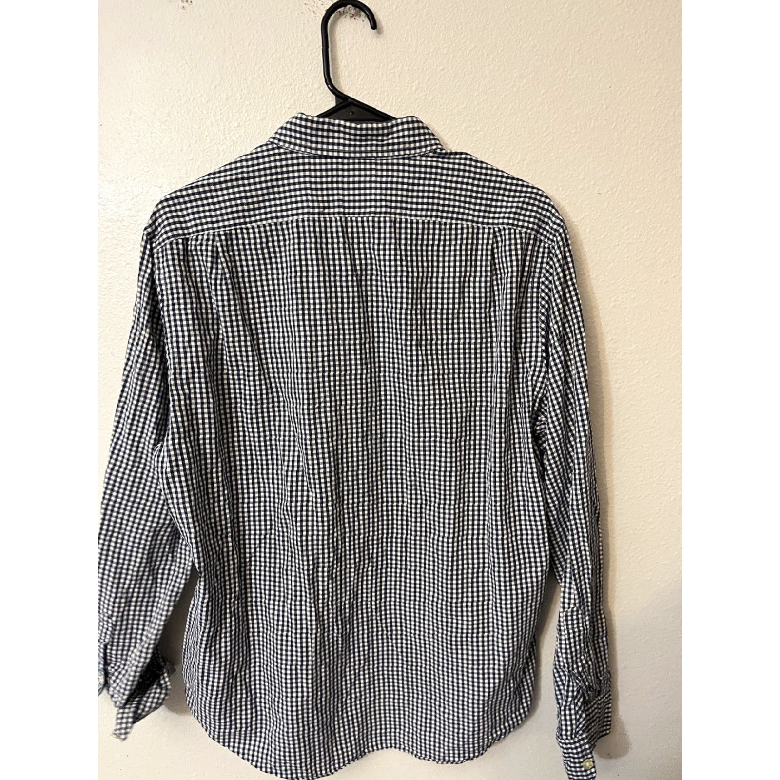 J.Crew J.CREW Slim Fit Long Sleeve Button Down Shirt Blue Gingham Plaid Size Large Mens Size US L / EU 52-54 / 3 - 3 Thumbnail