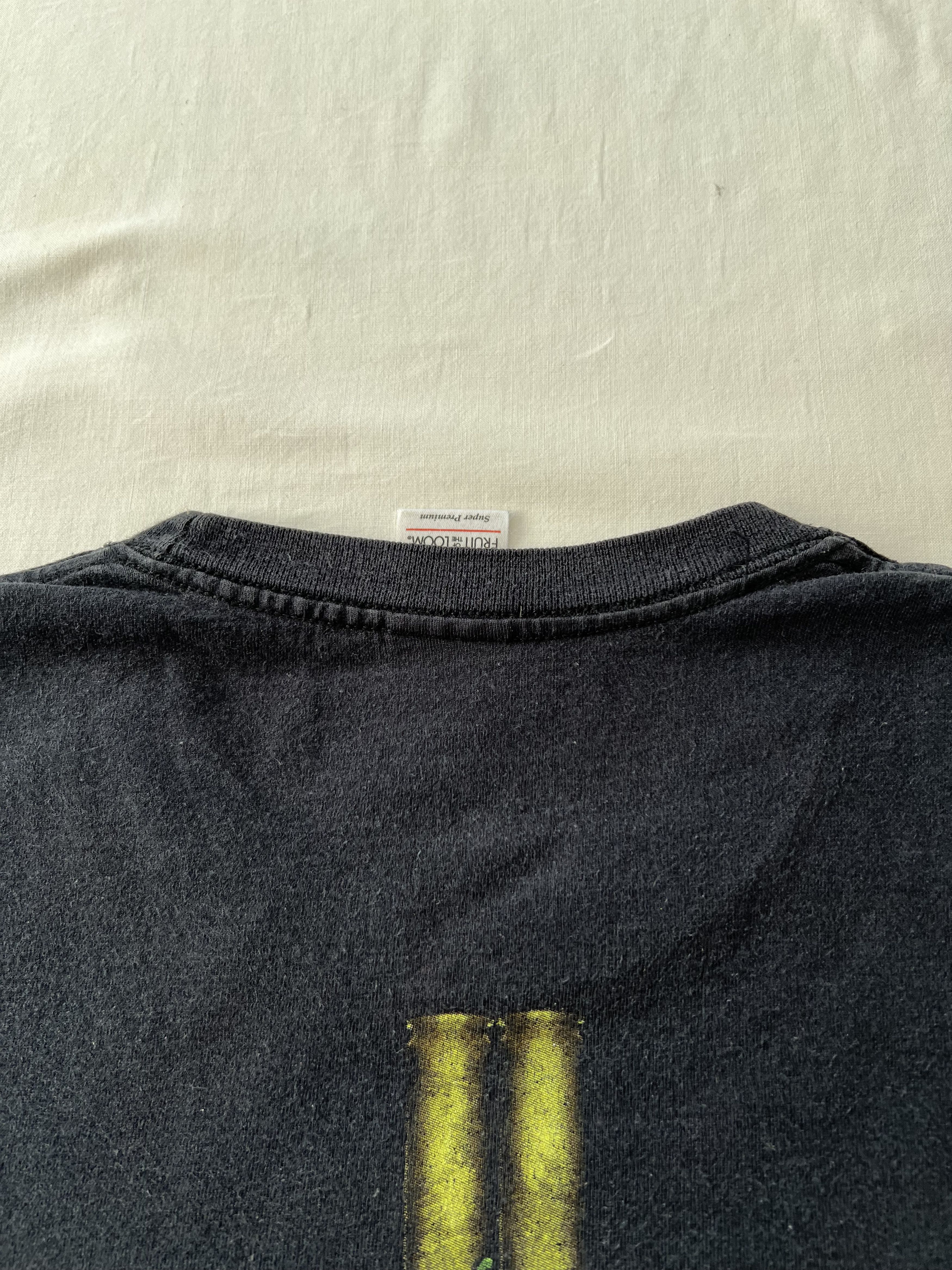 Band Tees Vintage 2004 Slayer Skull Metal Band Black T-shirt Size US M / EU 48-50 / 2 - 14 Thumbnail