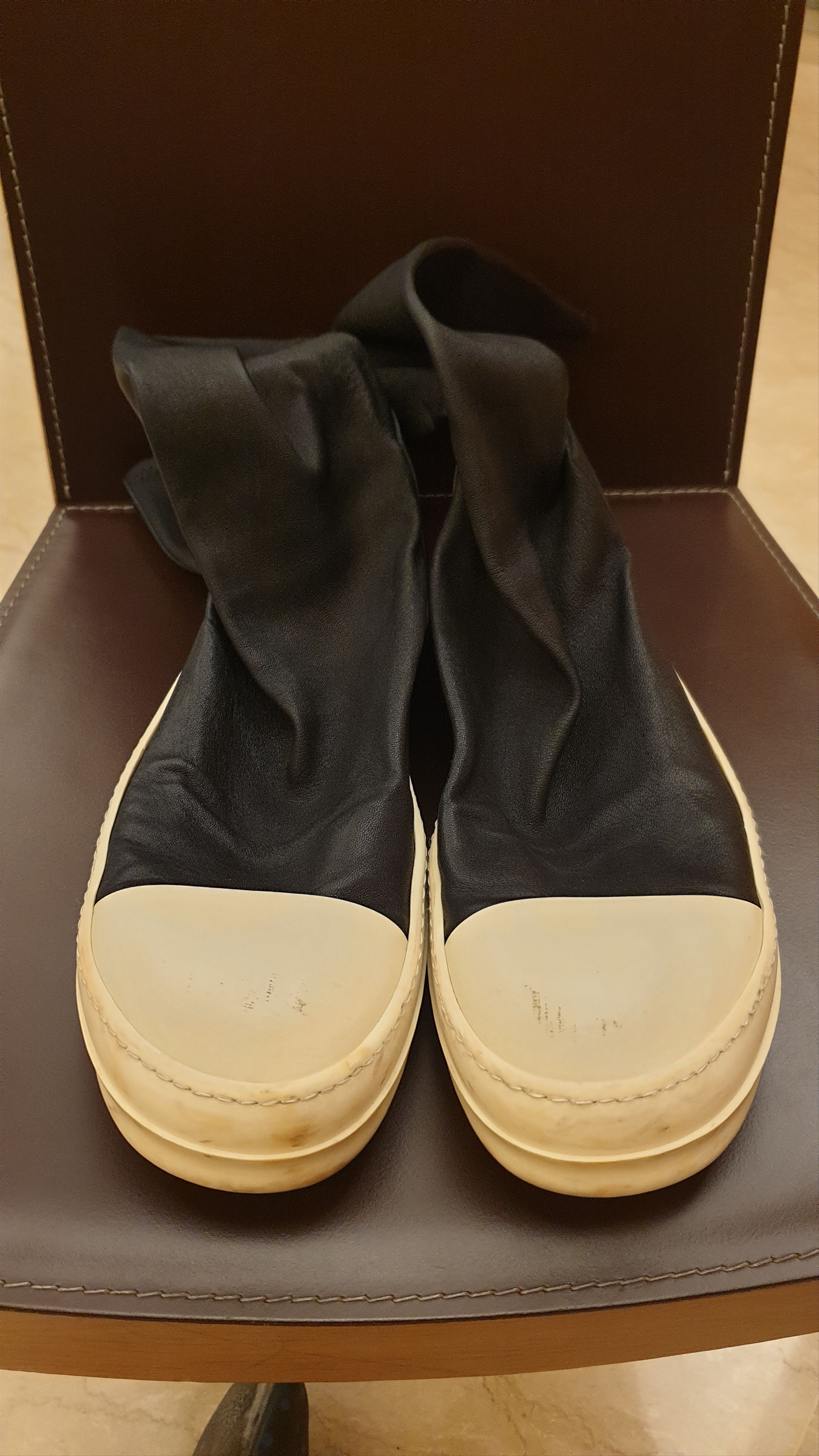 Rick Owens Rick Owens Leather Sock Ramones Size US 10 / EU 43 - 5 Thumbnail