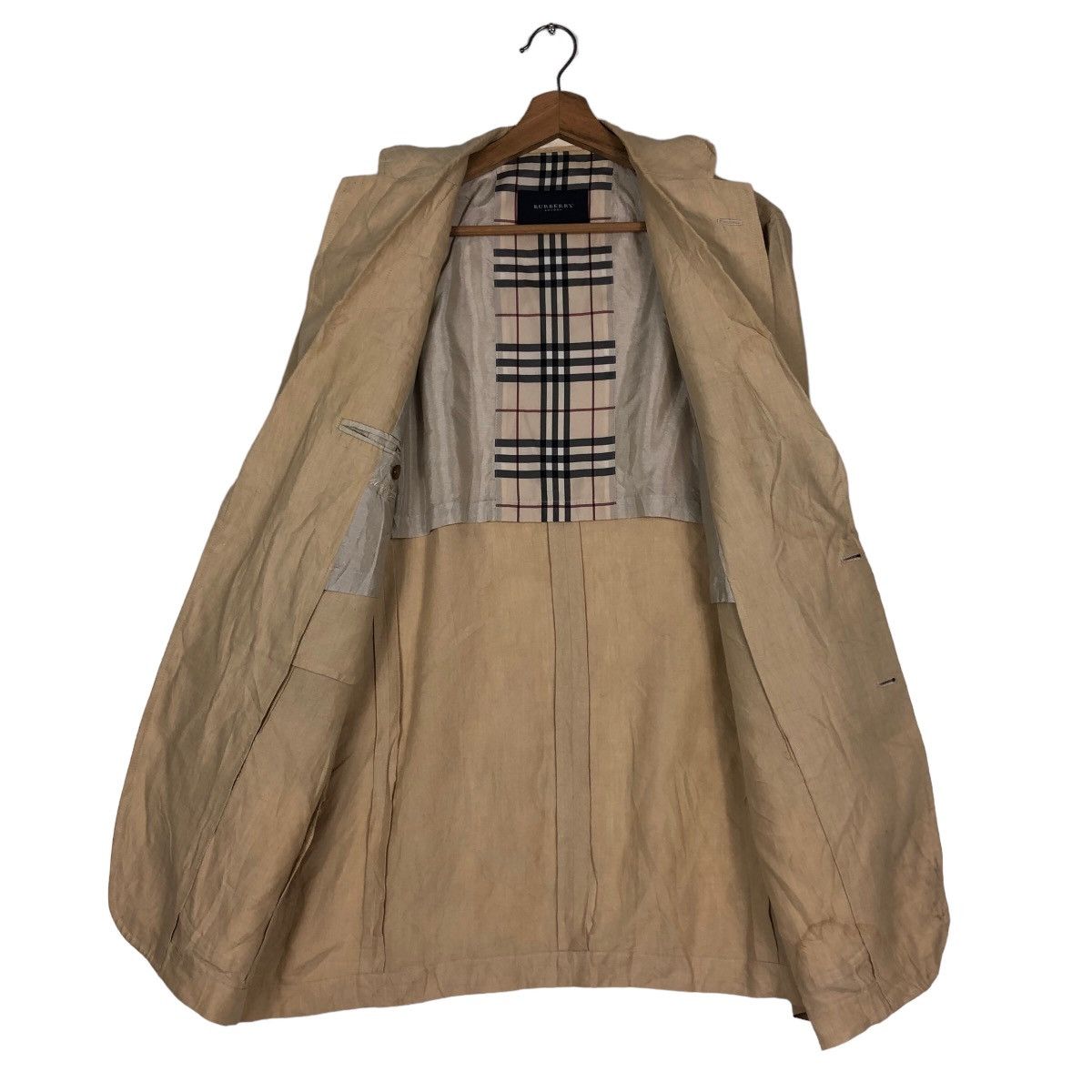 Burberry 🔥Vintage Burberry London Chore Jacket Nova Check Design Size US L / EU 52-54 / 3 - 13 Thumbnail