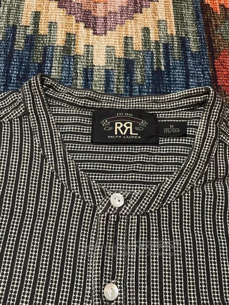 RRL Ralph Lauren RRL Ralph Lauren 14 out of print knitted striped Henry col Size US M / EU 48-50 / 2 - 3 Thumbnail