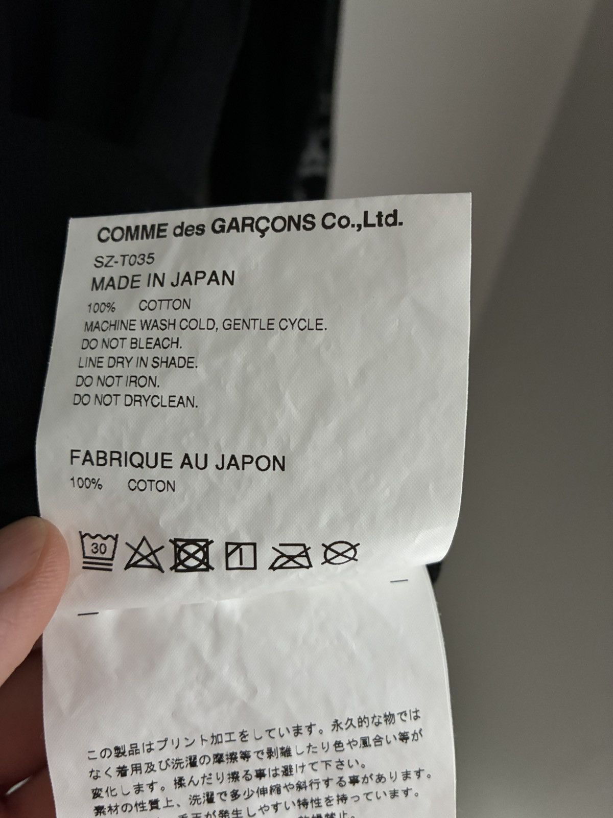 CDG by Comme des Garcons Longsleeve CDG comme des garcons Japan luxury designer rare Size US L / EU 52-54 / 3 - 12 Thumbnail