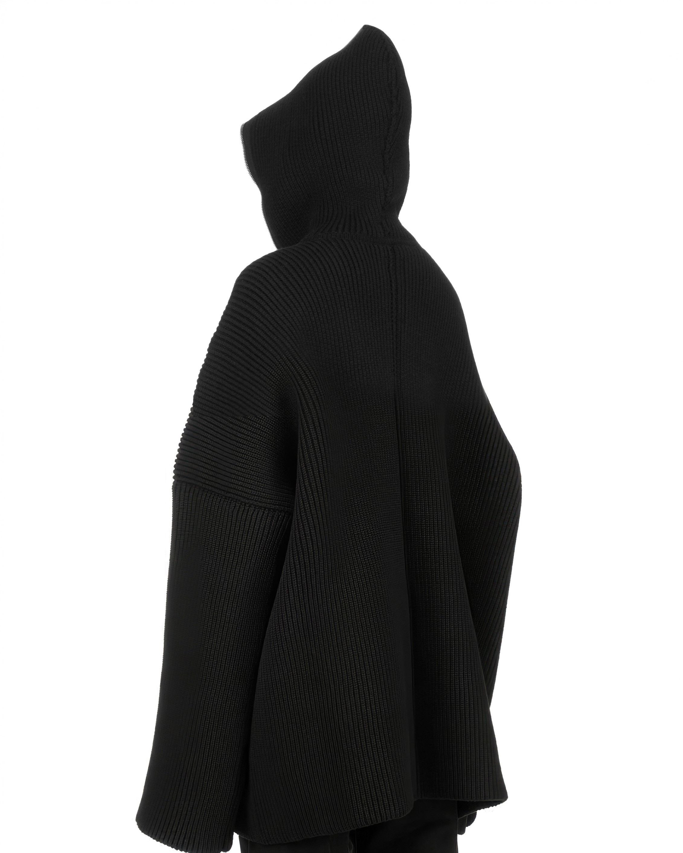 Rick Owens $ 4.5K FW24 Porterville Runway Gimp Hoodie Size US L / EU 52-54 / 3 - 8 Thumbnail