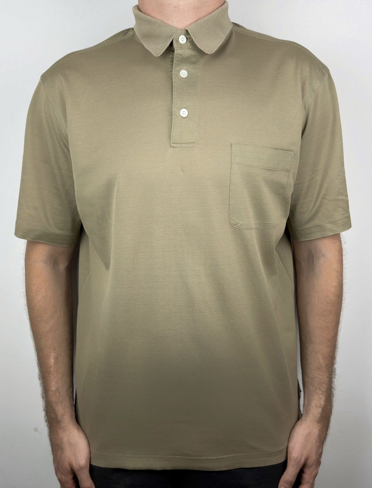 Brioni Brioni Pocket Polo T Shirt Size US XL / EU 56 / 4 - 2 Thumbnail