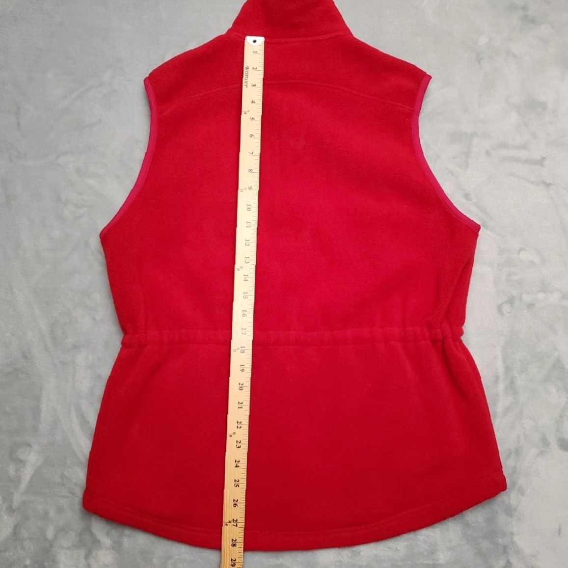 Vintage LL Bean Fleece Vest Womens Medium Red Full Zip Sleeveless Outdoors Made USA Size M / US 6-8 / IT 42-44 - 7 Thumbnail