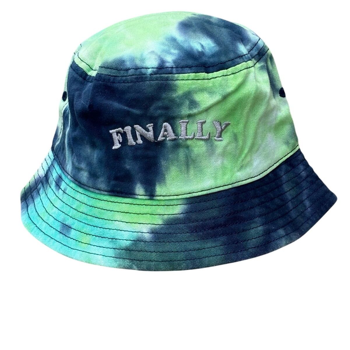 Other Green Tie Dye Finally Bucket Hat Size ONE SIZE - 1 Thumbnail
