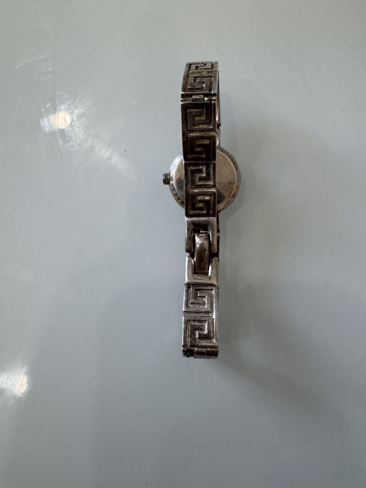 Other Geanni Sabatini Silver Watch Greek Key Bracelet Strap 19cm Size ONE SIZE - 4 Thumbnail