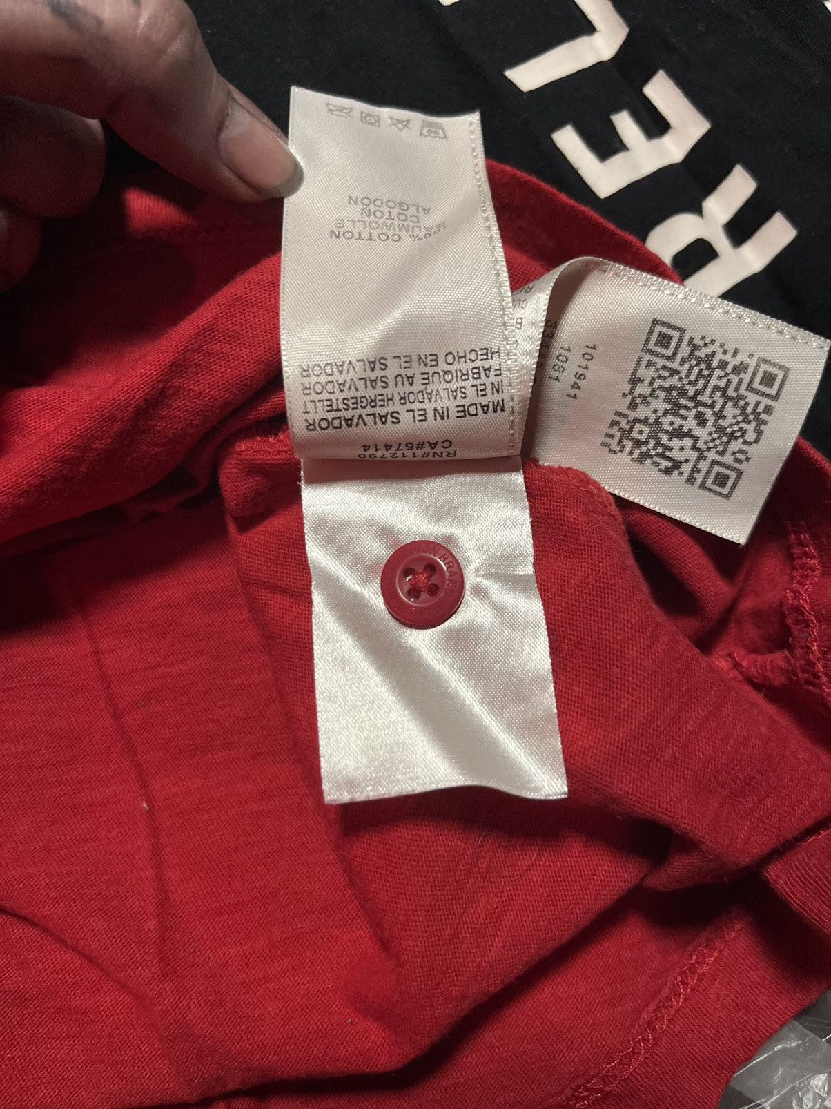 True Religion True Religion Red Layered Long-Sleeve Henley (2000s Revival) Size US L / EU 52-54 / 3 - 8 Thumbnail