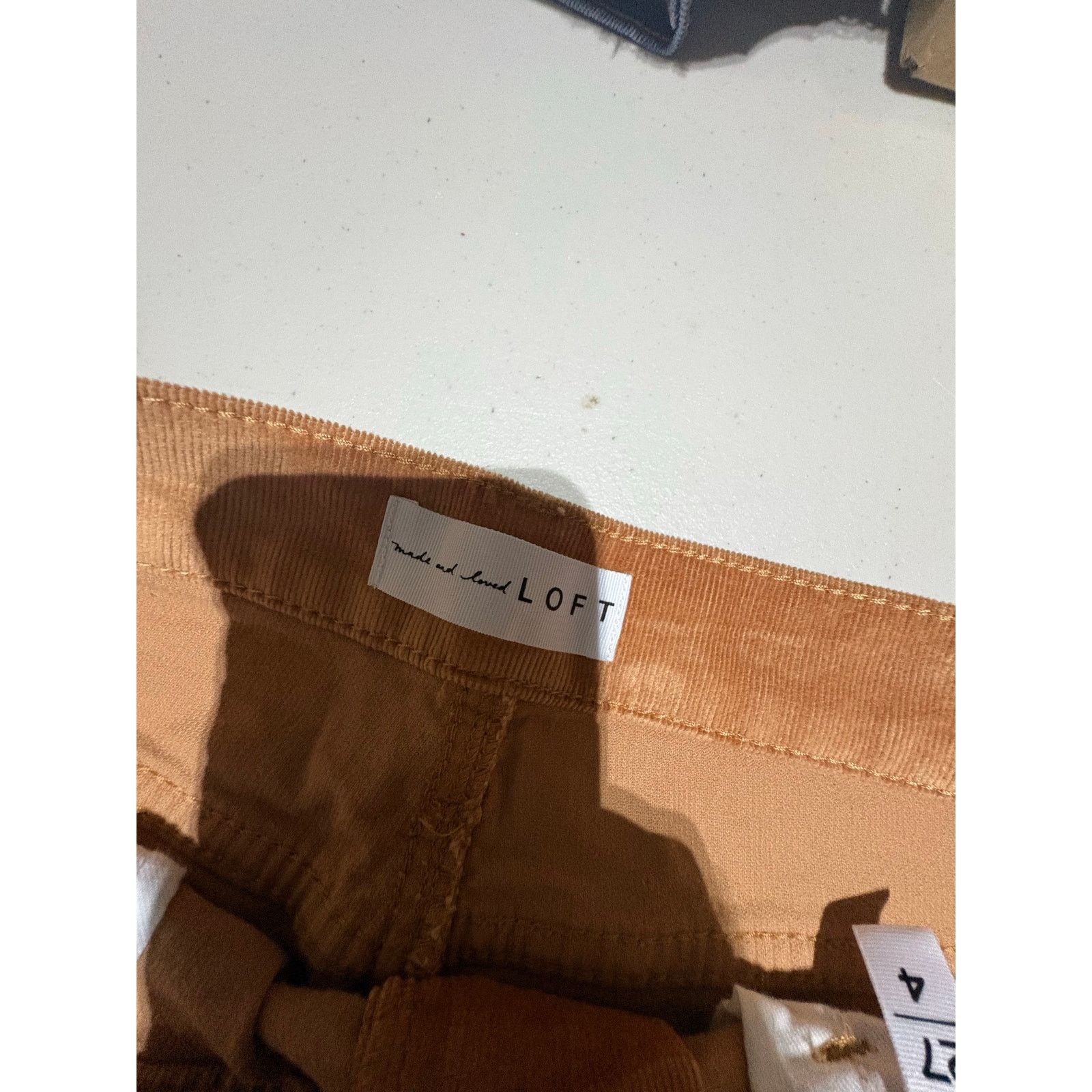 Loft LOFT Women’s Corduroy Pants Size 27 4 Tan Brown Slim Fit Size 27" / US 4 / IT 40 - 3 Thumbnail