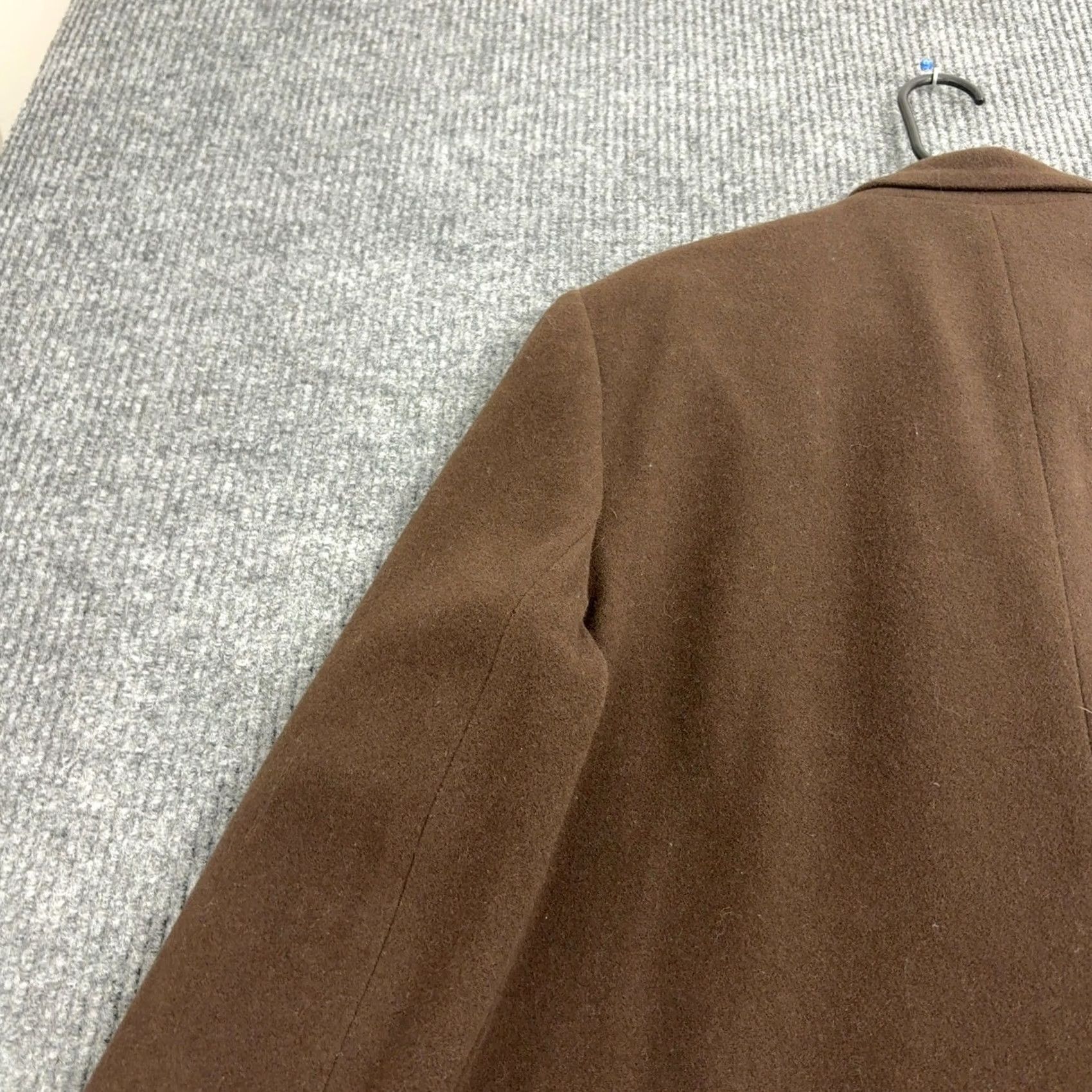 Vintage VINTAGE Harve Benard Blazer Womens 18W Brown Wool Cashmere Single-Breasted Notch Lined 52 in Chest Plus Size 18W Mens Women Girls Size XXL / US 16-18 / IT 52-54 - 6 Thumbnail