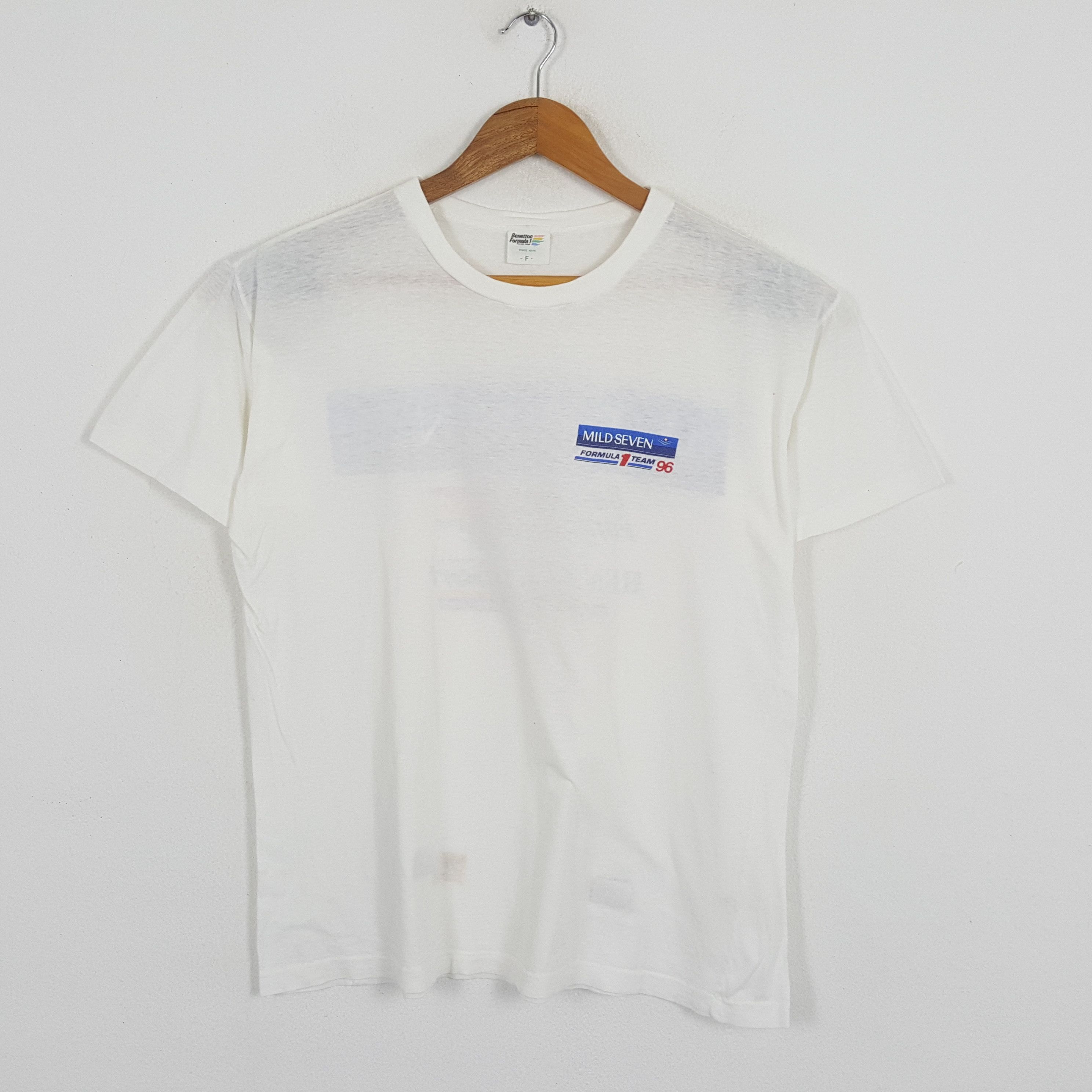 Benetton × Vintage VIntage BENETTON FORMULA 1 Racing Team T-Shirts Size US L / EU 52-54 / 3 - 3 Thumbnail
