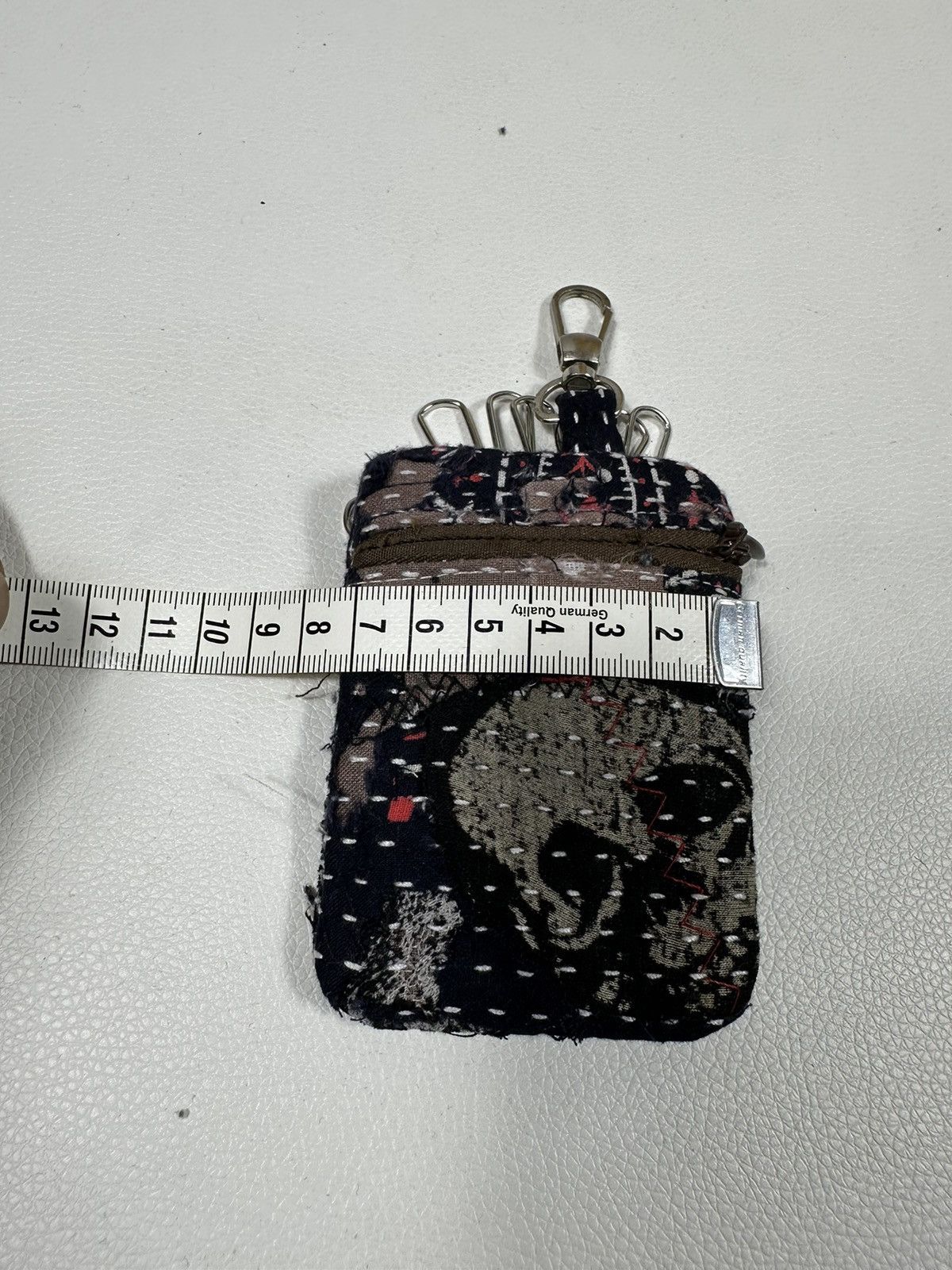 Other Custom Made Distressed Paisley Patchwork Keychain Wallet Size ONE SIZE - 9 Thumbnail