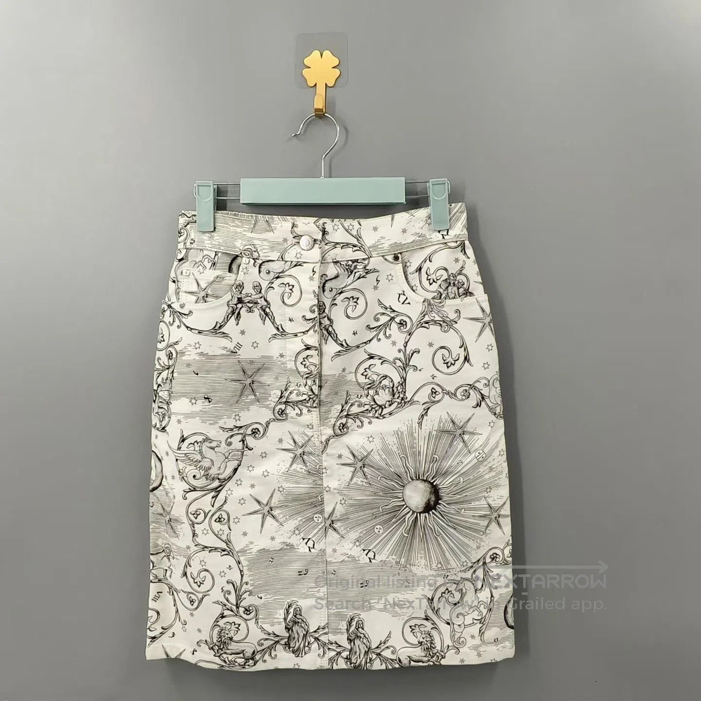 Hermes Hermes Constellation Print Skirt. Size 33" - 1 Thumbnail