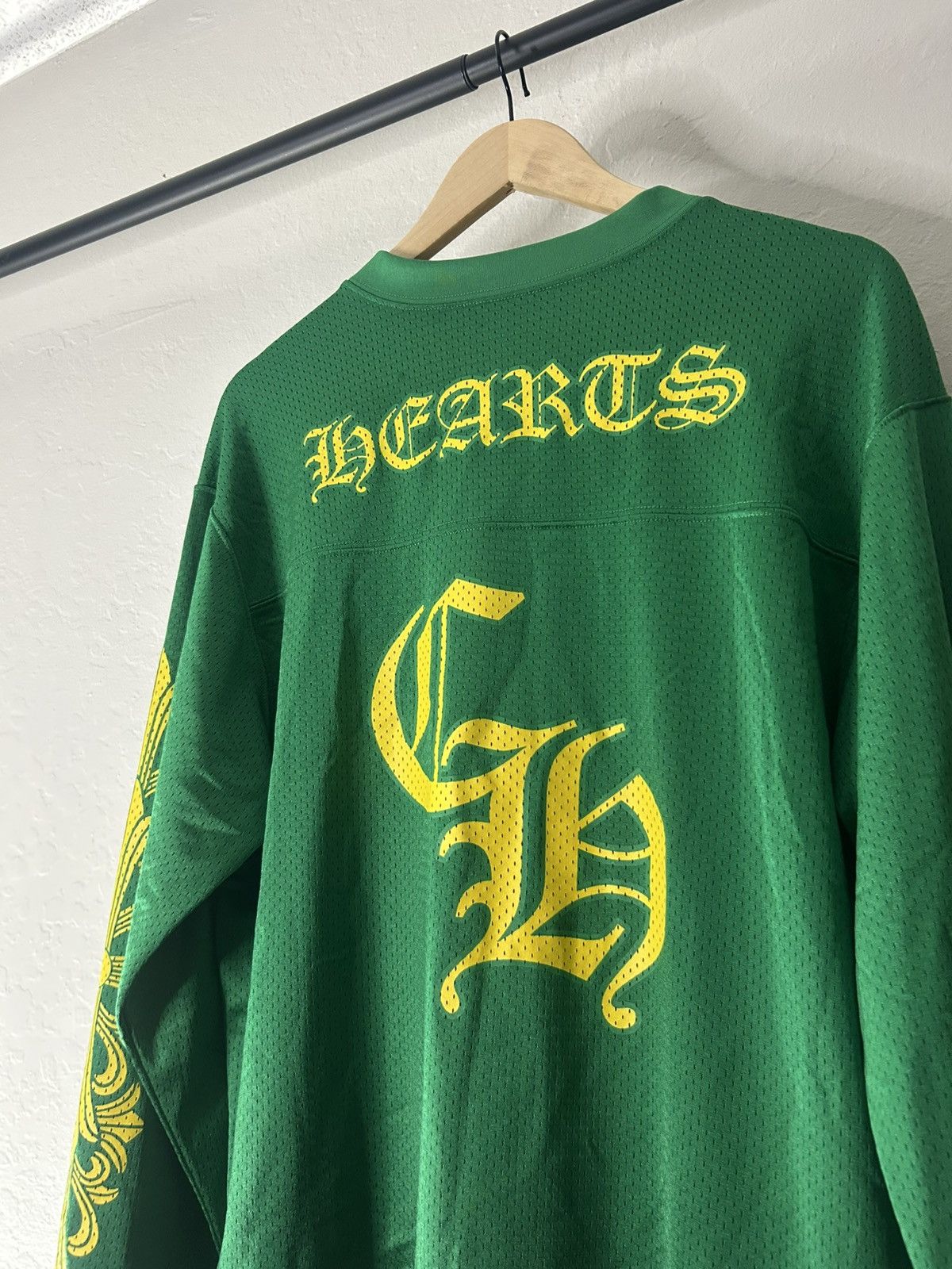 Chrome Hearts Chrome Hearts Green and Yellow Longsleeve Jersey Size US M / EU 48-50 / 2 - 4 Thumbnail