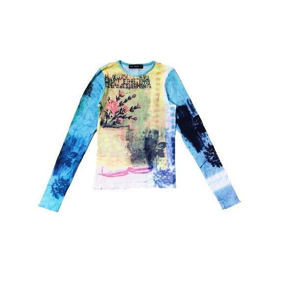 Cop Copine Cop Copine Mesh Top Plants & Piano Size ONE SIZE - 1 Thumbnail