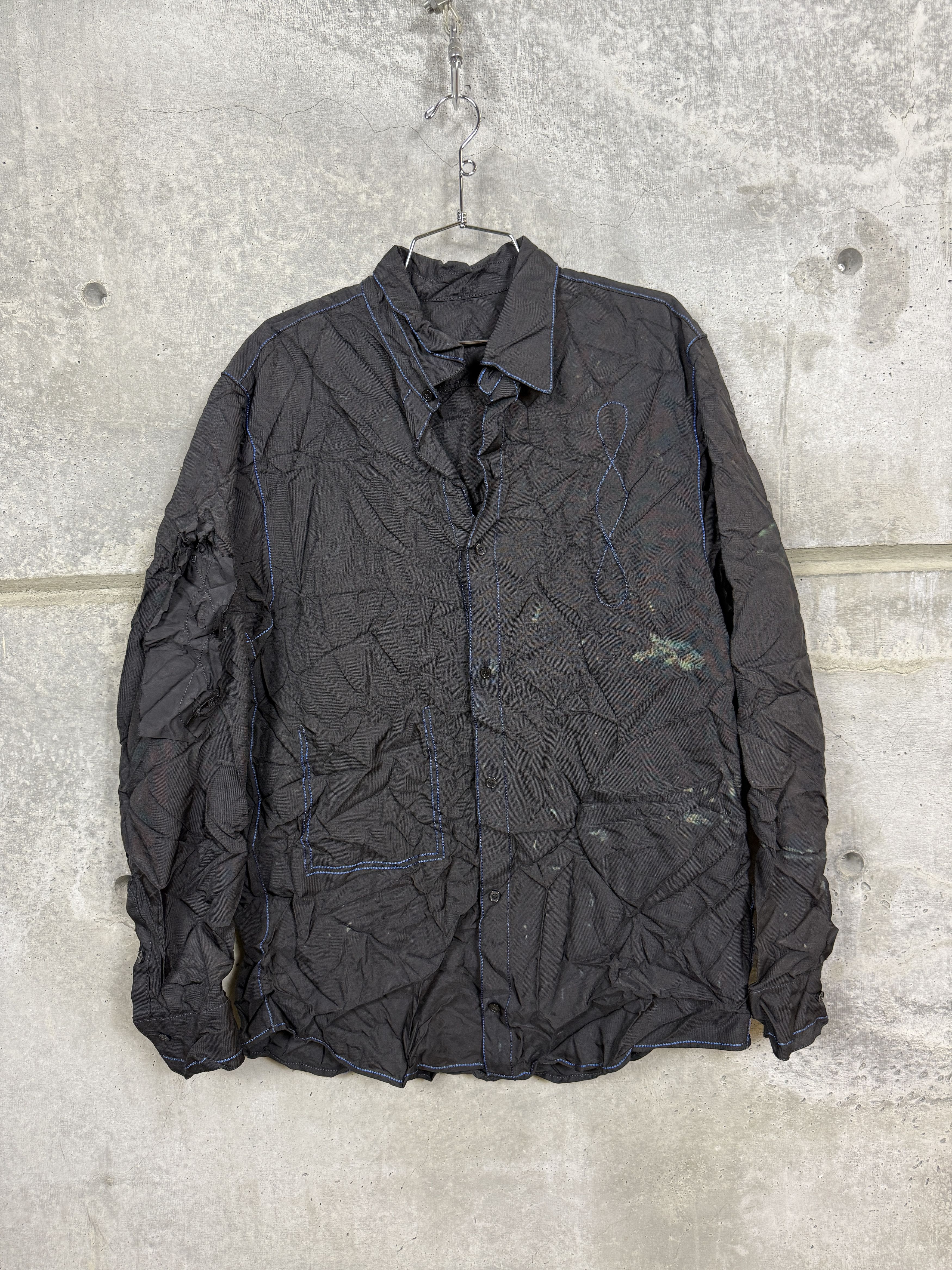 KANGHYUK $1000 Kanghyuk Airbag Wrinkled Shirt Size US M / EU 48-50 / 2 - 4 Thumbnail