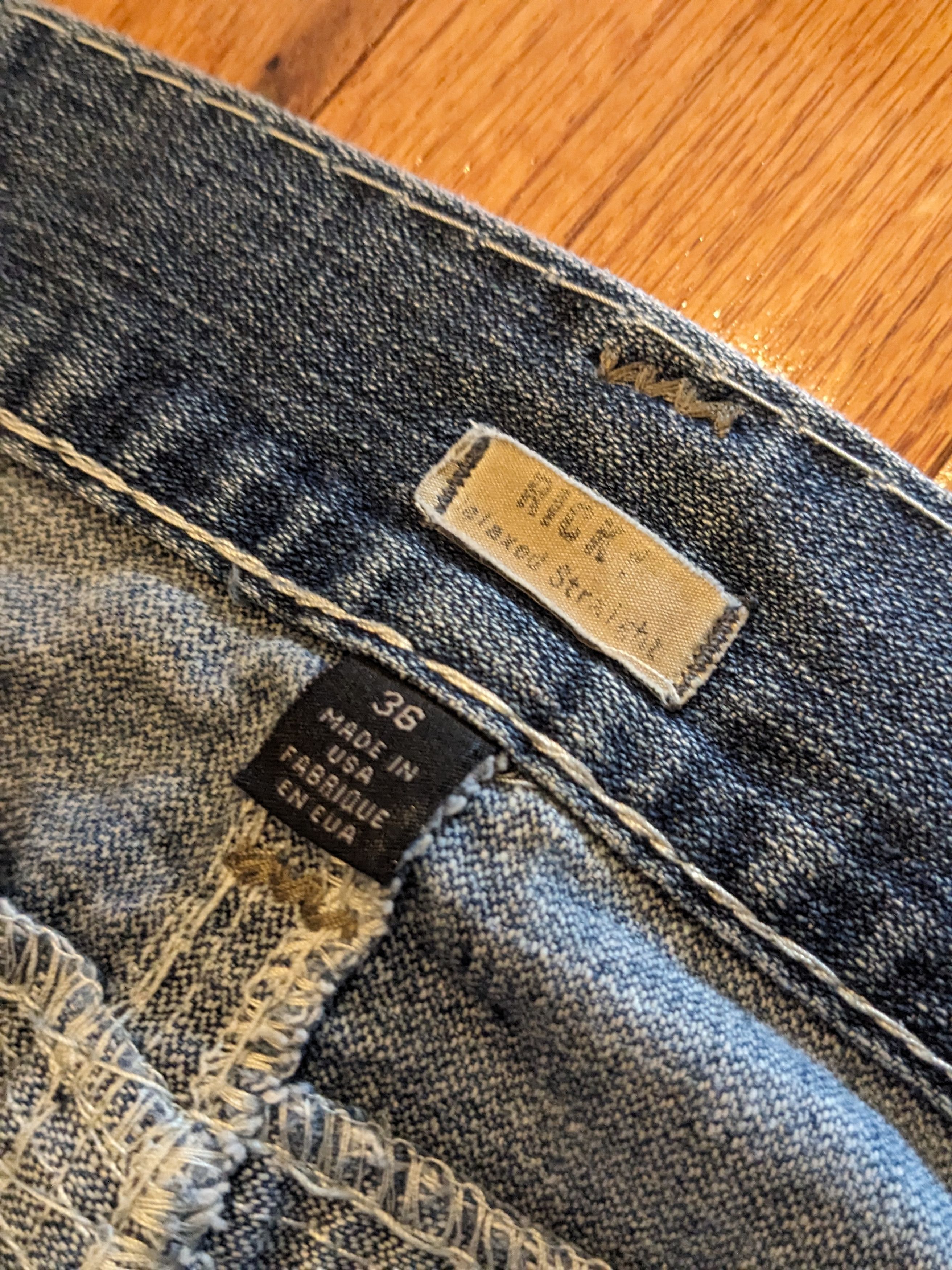 True Religion × Vintage Vintage Y2K True Religion 36x34 Ricky Super T Relaxed Denim Size US 36 / EU 52 - 8 Thumbnail