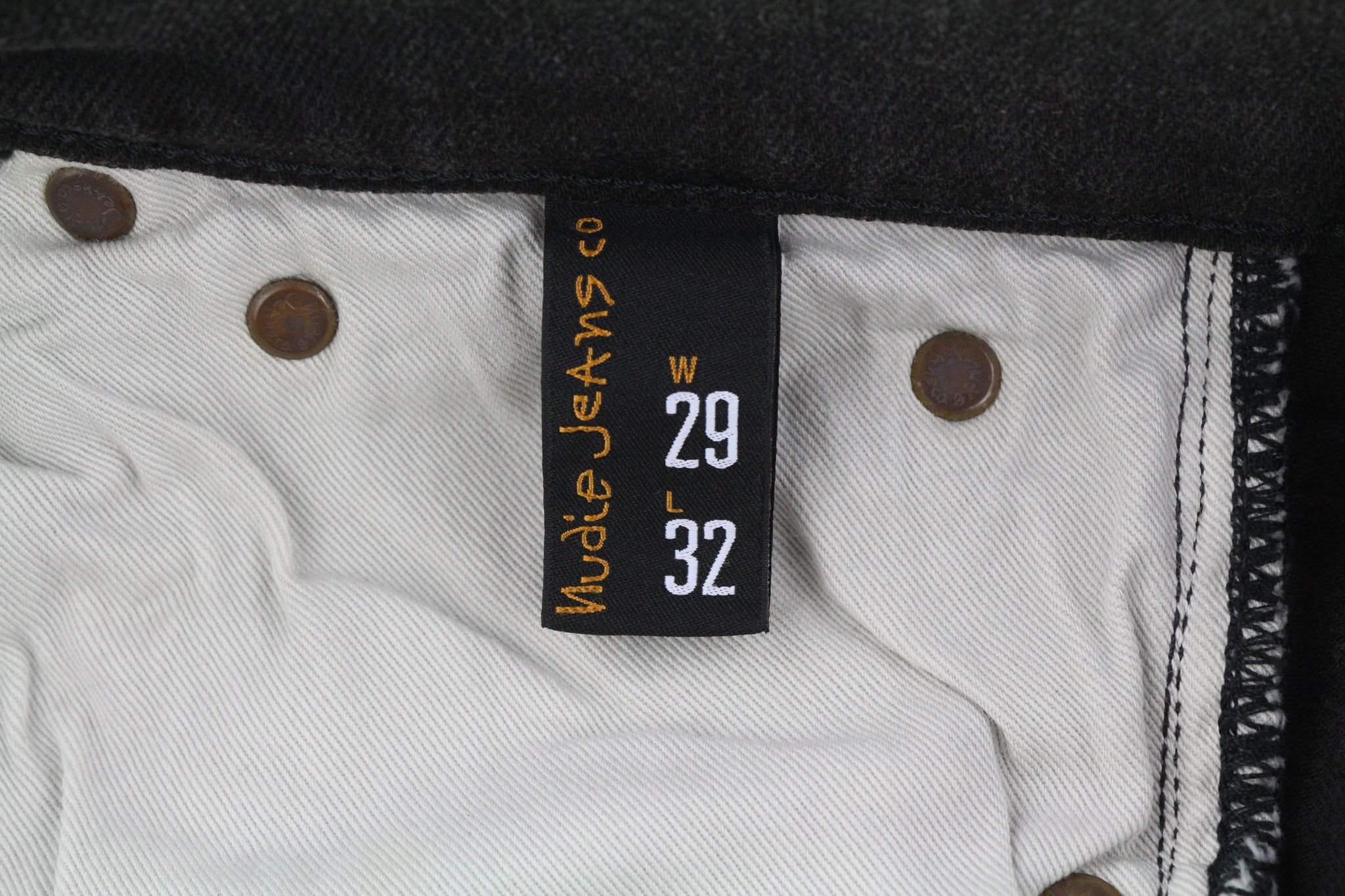 Nudie Jeans PIPE LED W29/L32 Grey Marble Organic Denim Jeans 81635 Size US 29 - 7 Thumbnail